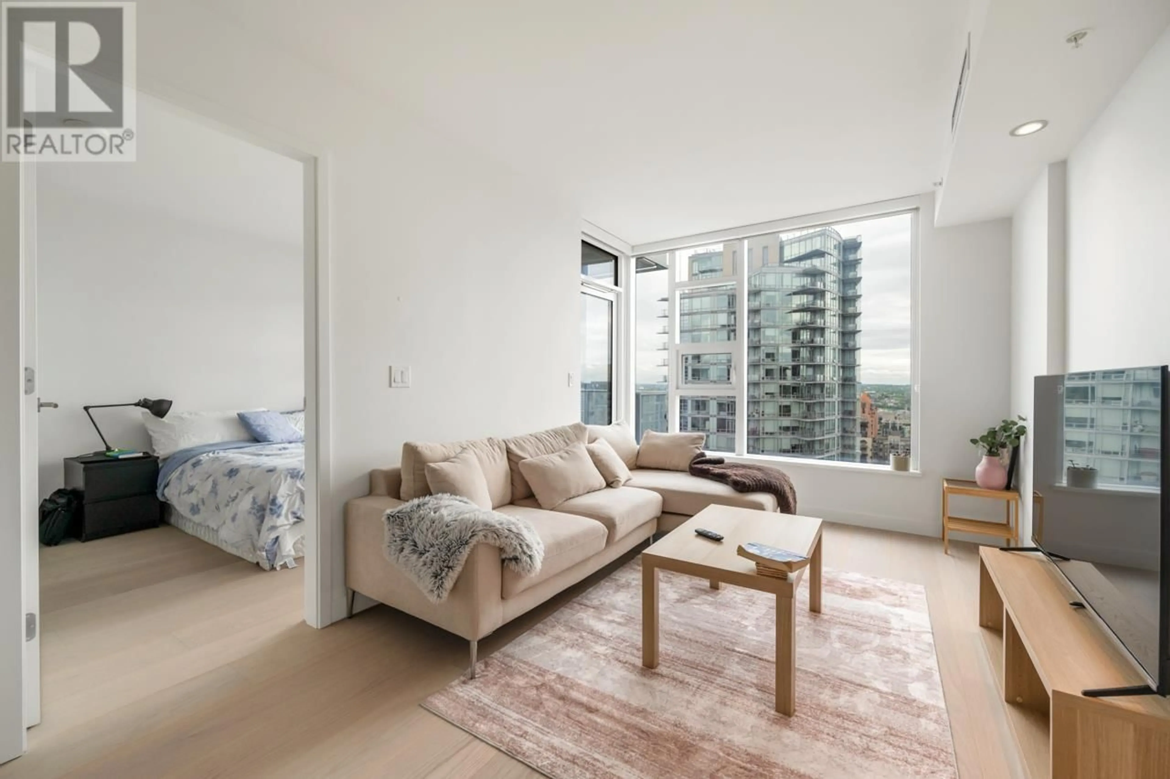 Living room with furniture, unknown for 3308 - 1289 HORNBY STREET, Vancouver British Columbia V6Z0G7