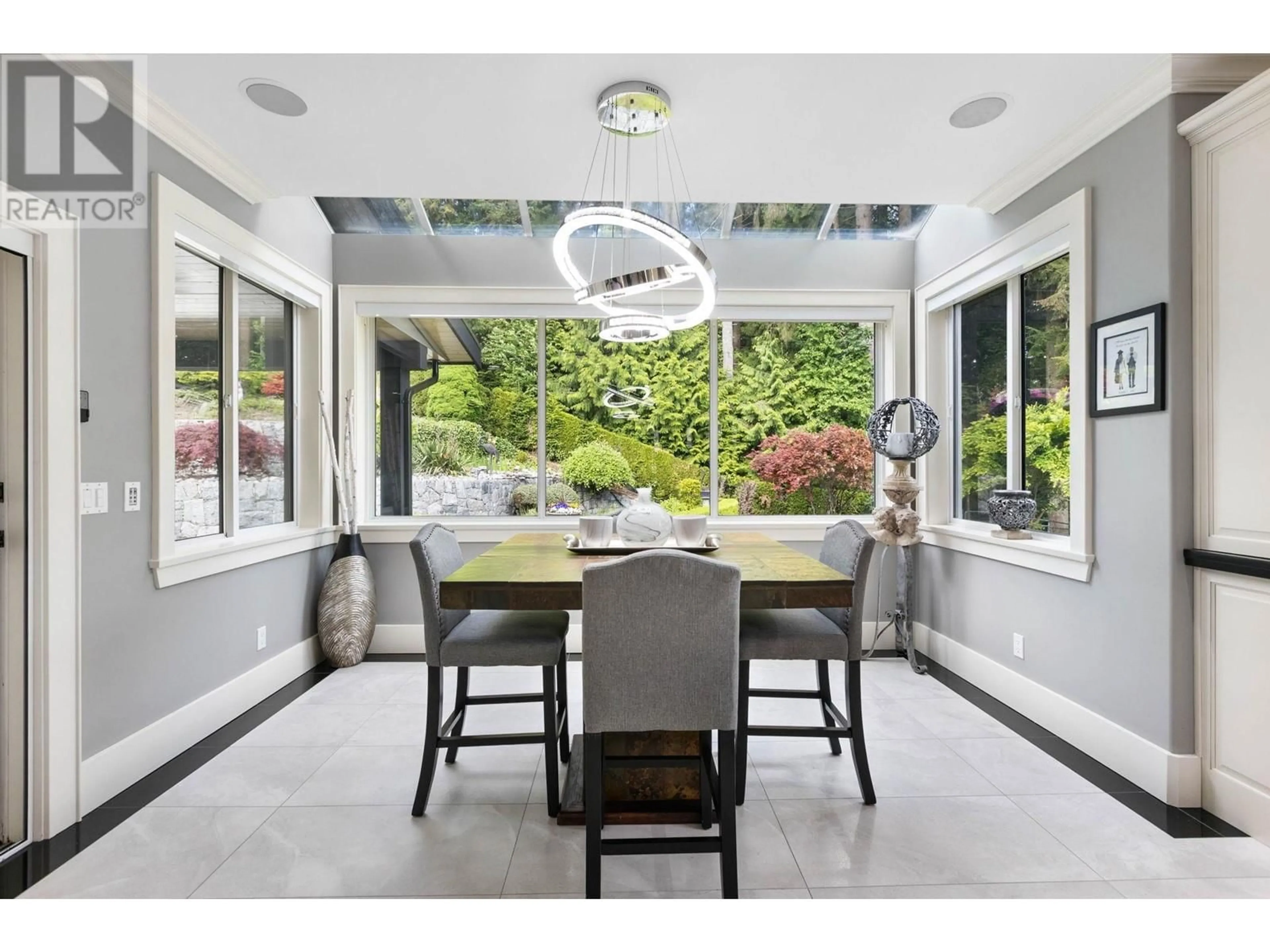 Contemporary kitchen, ceramic/tile floor for 3027 PLATEAU BOULEVARD, Coquitlam British Columbia V3E2W7