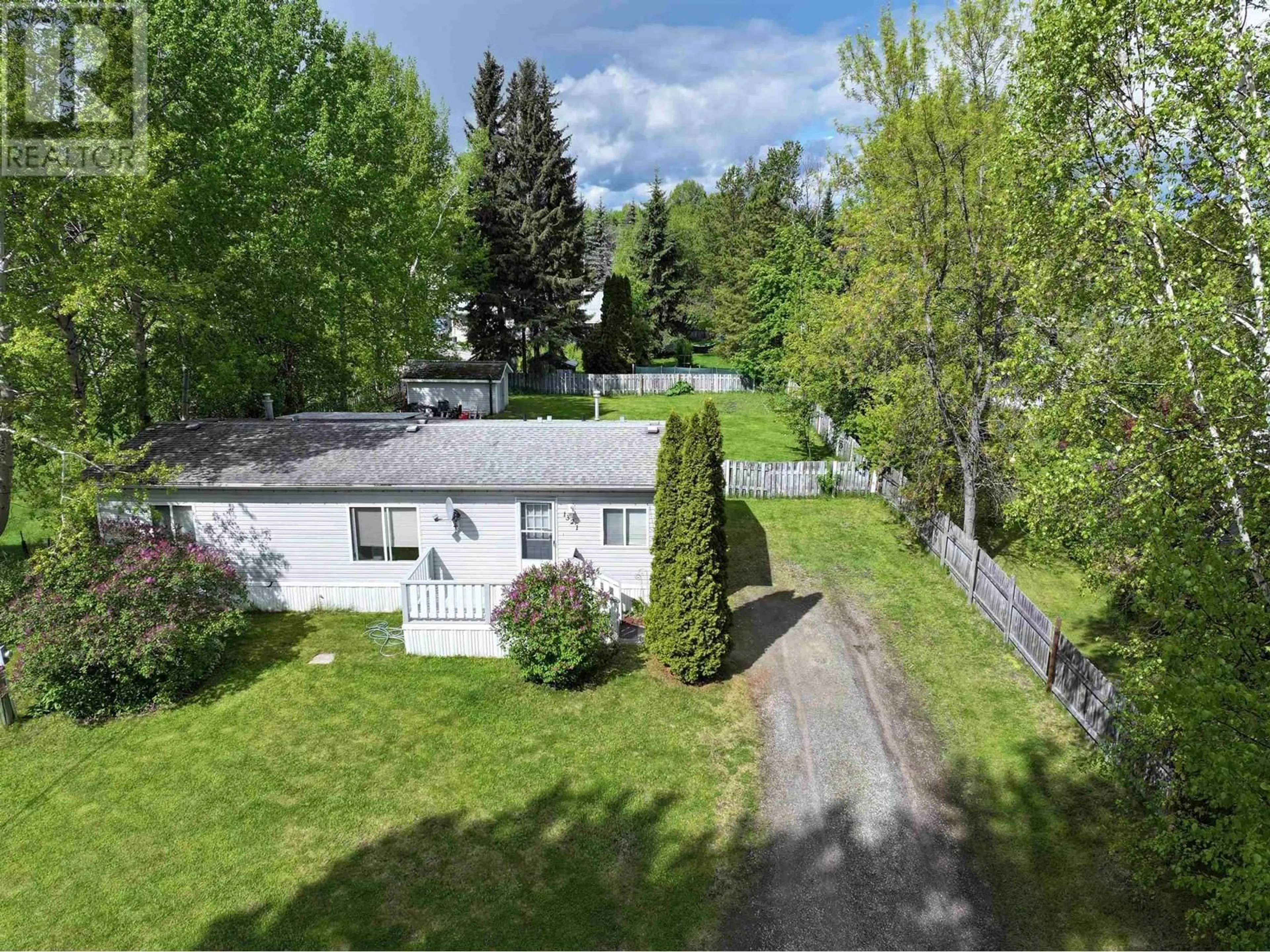 A pic from outside/outdoor area/front of a property/back of a property/a pic from drone, unknown for 1321 BASS ROAD, Quesnel British Columbia V2J3W6