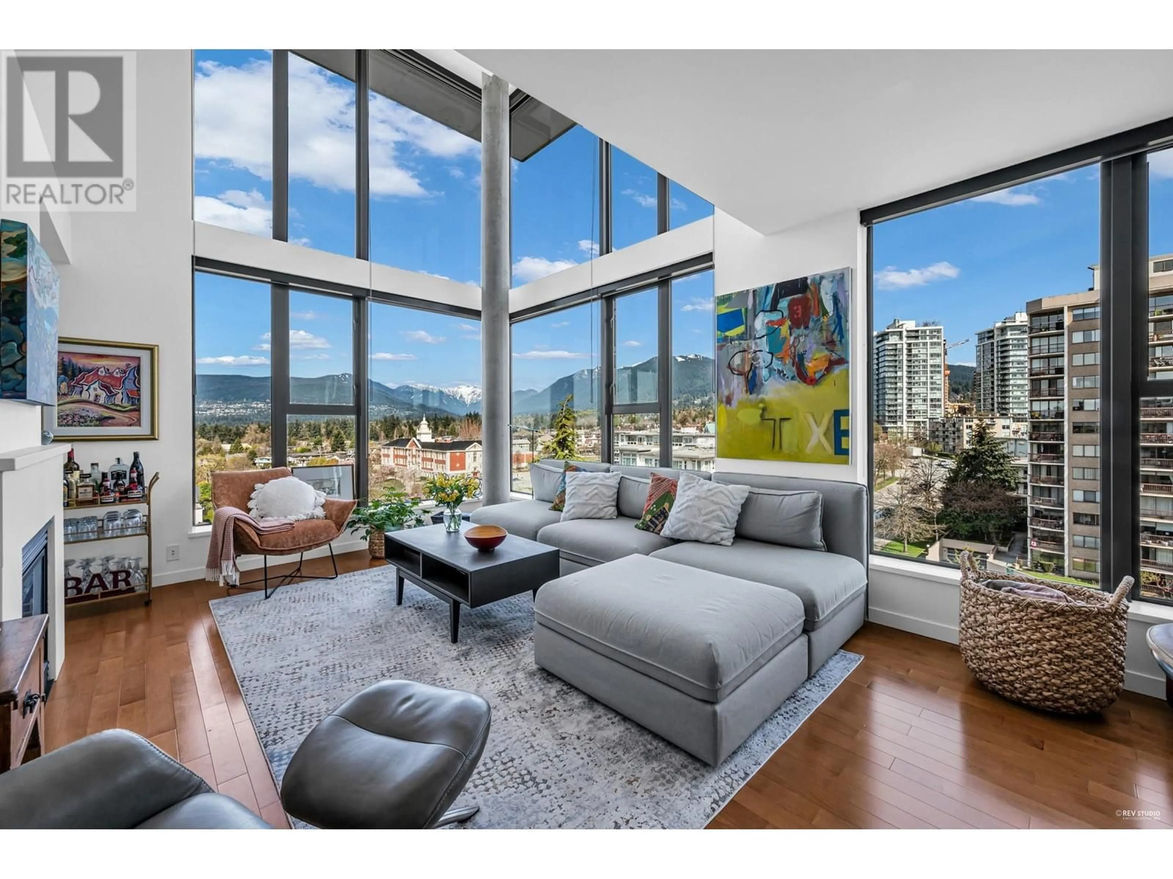 Living room with furniture, unknown for PH8 - 683 VICTORIA PARK, North Vancouver British Columbia V7M0A2