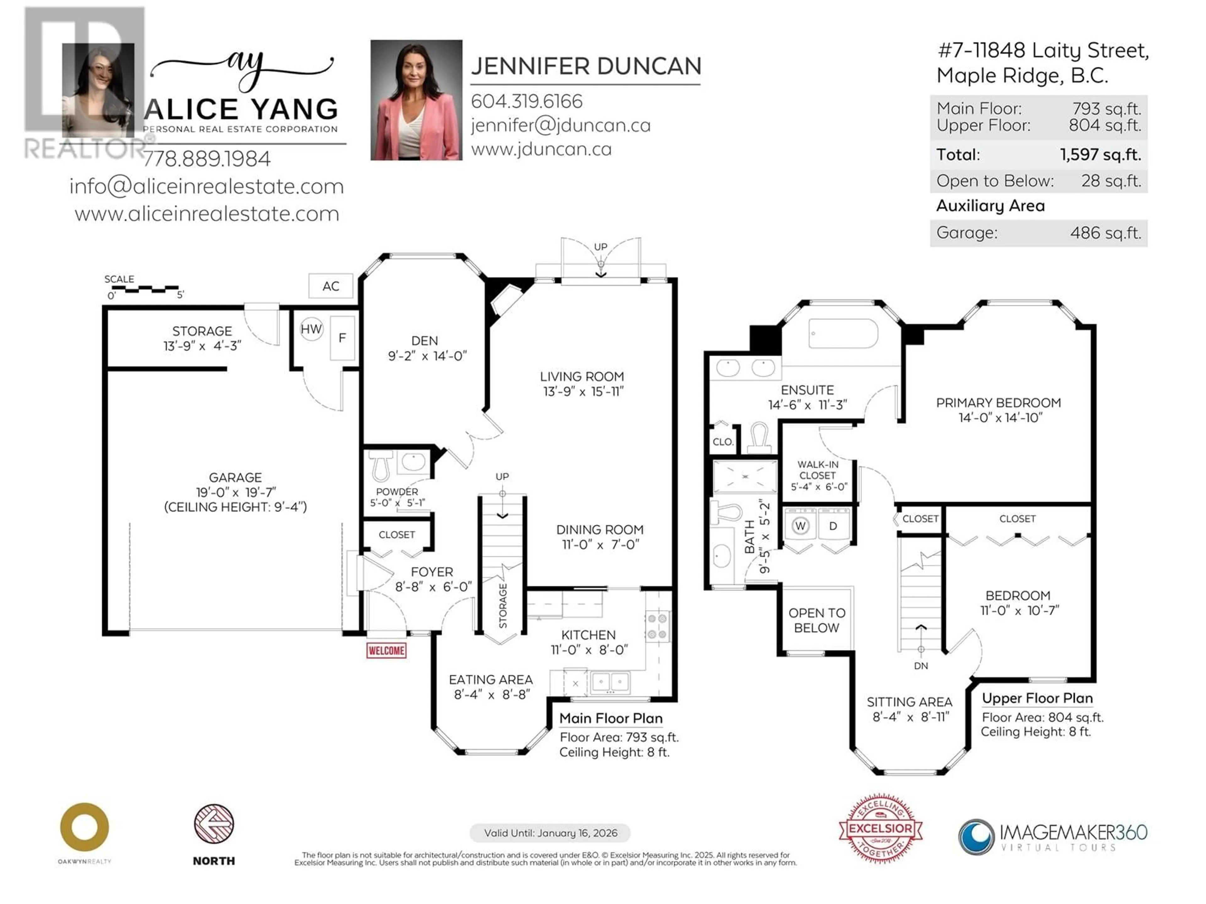 Floor plan for 7 - 11848 LAITY STREET, Maple Ridge British Columbia V2X0J3