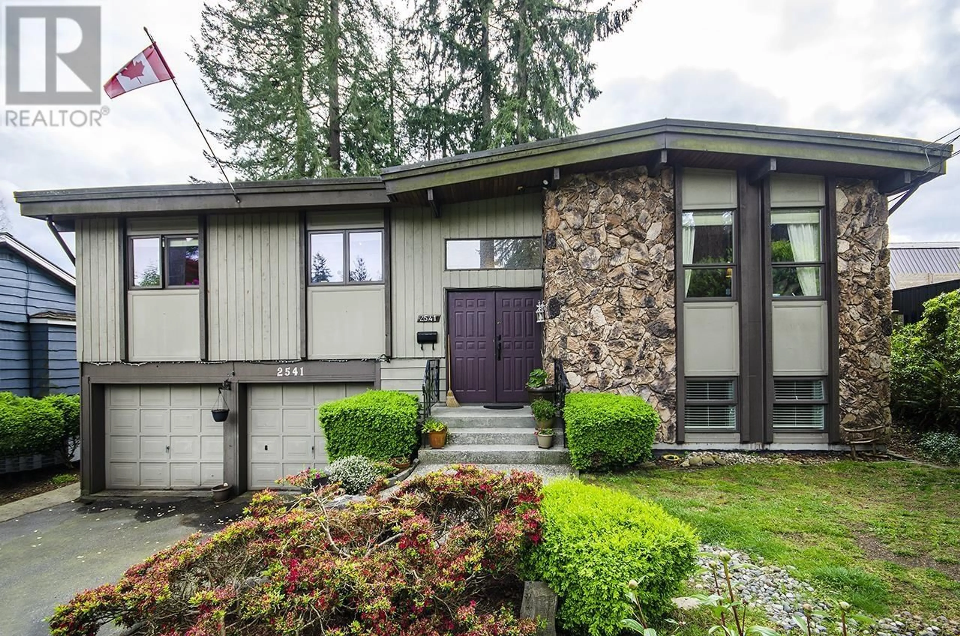 Home with vinyl exterior material, street for 2541 CARNATION STREET, North Vancouver British Columbia V7H1H6