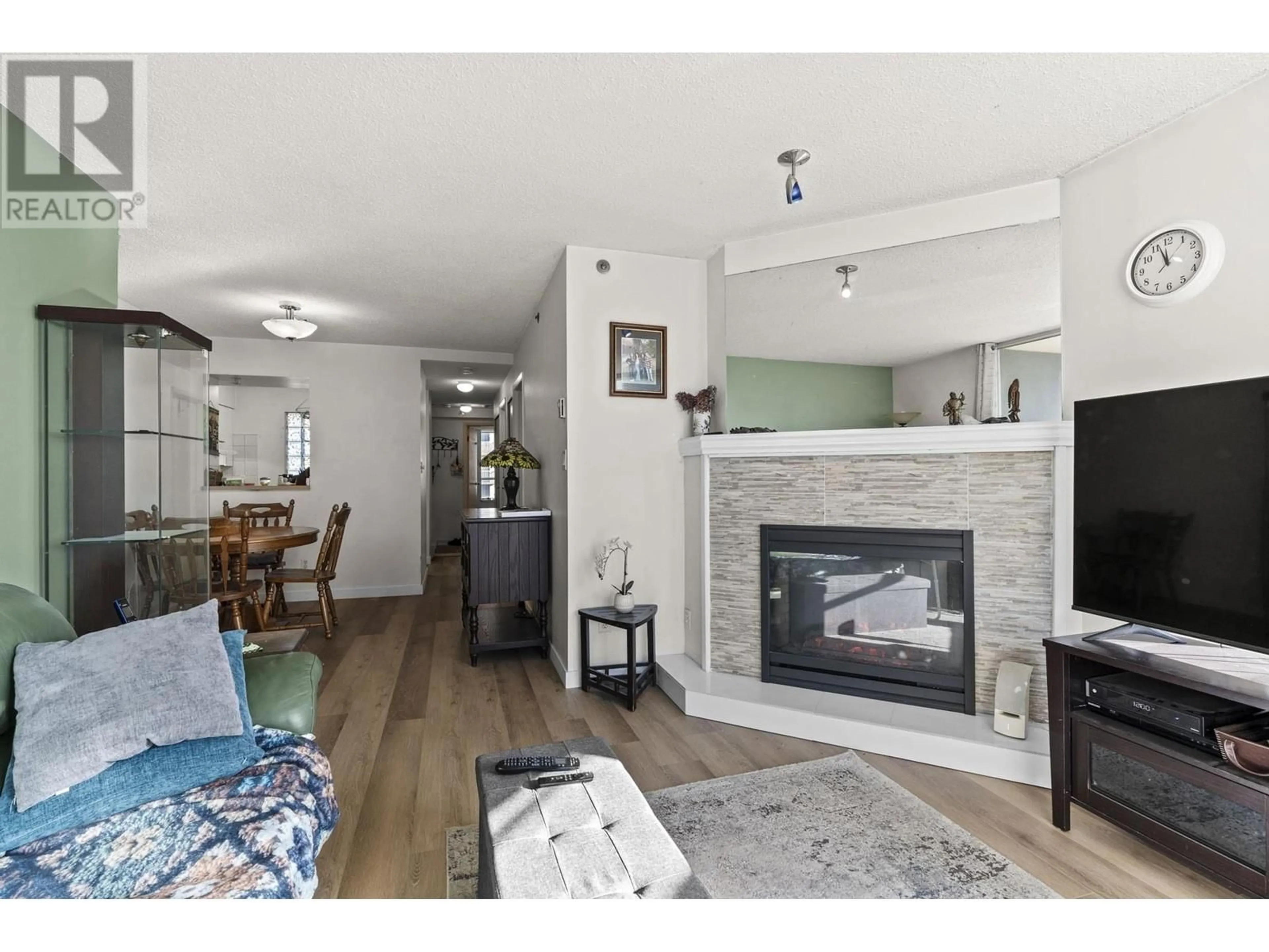Living room with furniture, wood/laminate floor for 503 - 1771 NELSON STREET, Vancouver British Columbia V6G1M6