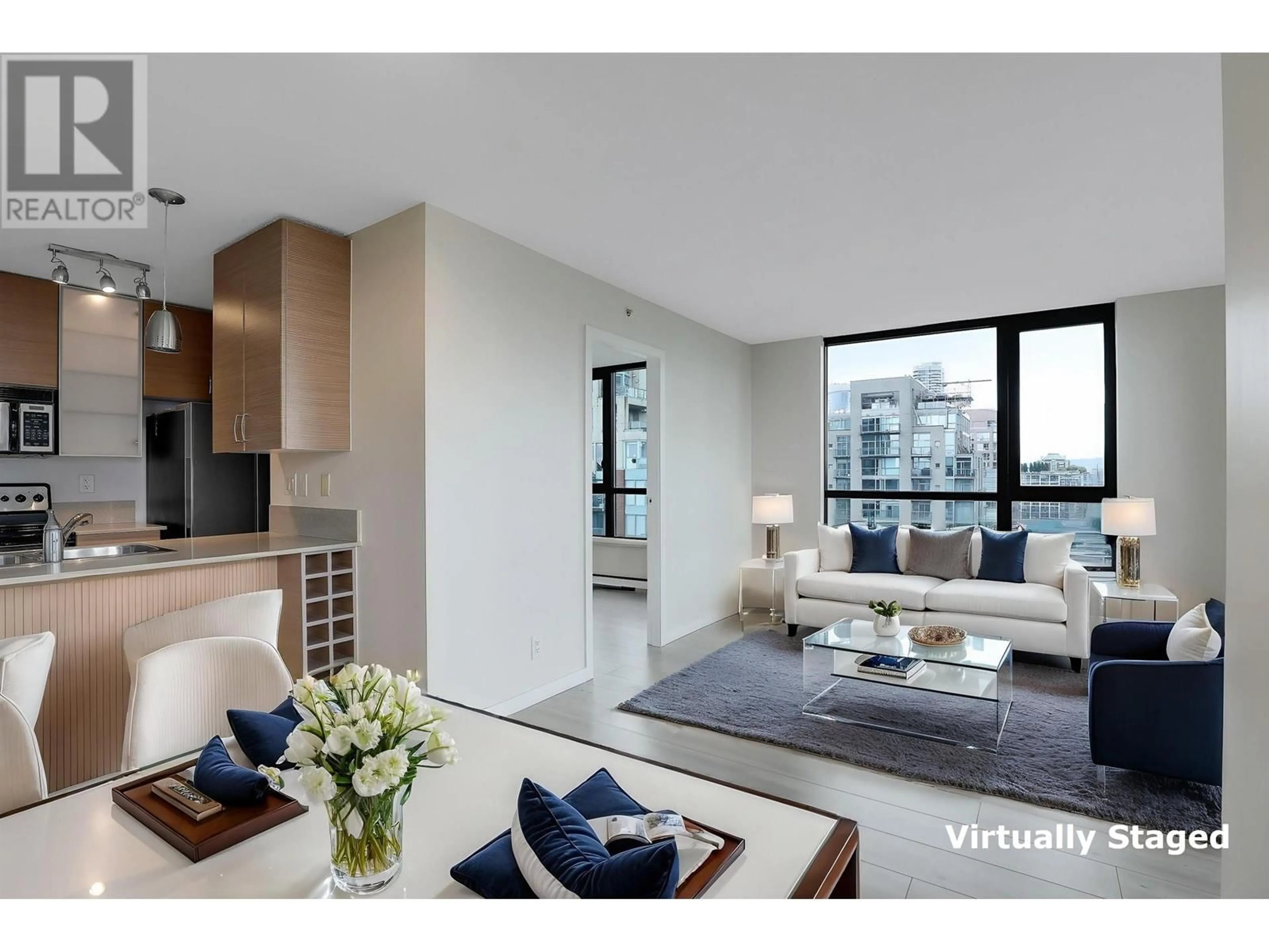 Living room with furniture, unknown for 3103 - 928 HOMER STREET, Vancouver British Columbia V6B1T7
