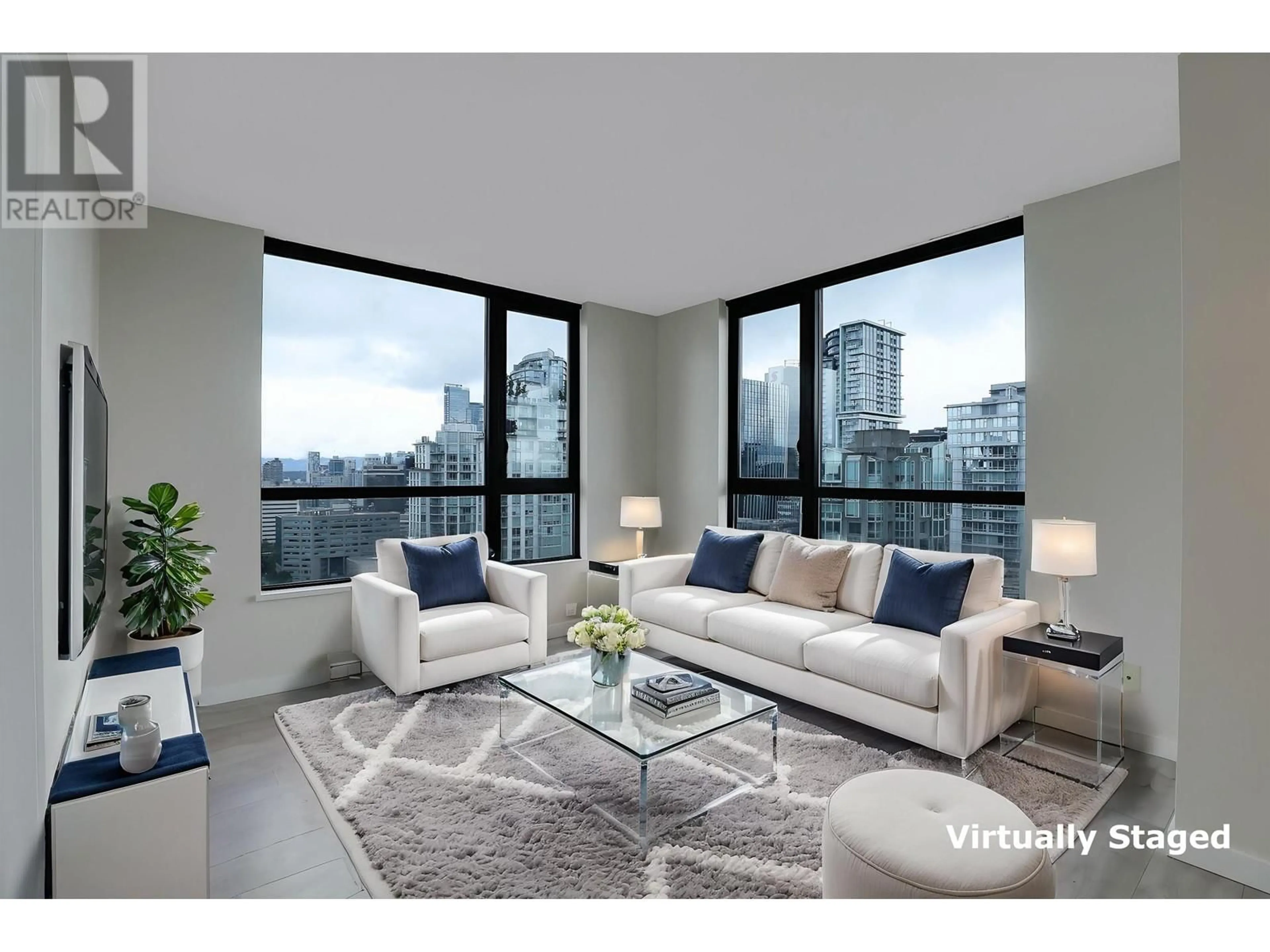 Living room with furniture, unknown for 3103 - 928 HOMER STREET, Vancouver British Columbia V6B1T7
