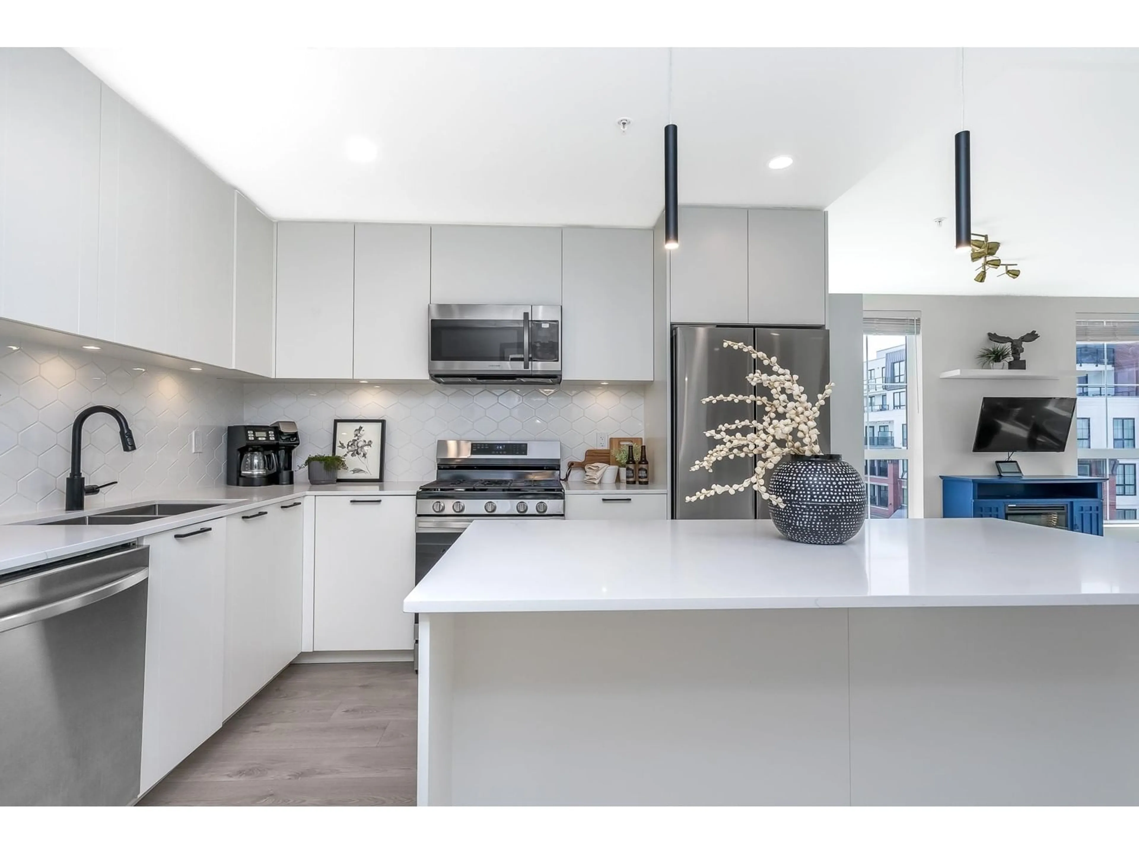 Open concept kitchen, unknown for 412 - 8380 200A, Langley British Columbia V2Y3S5