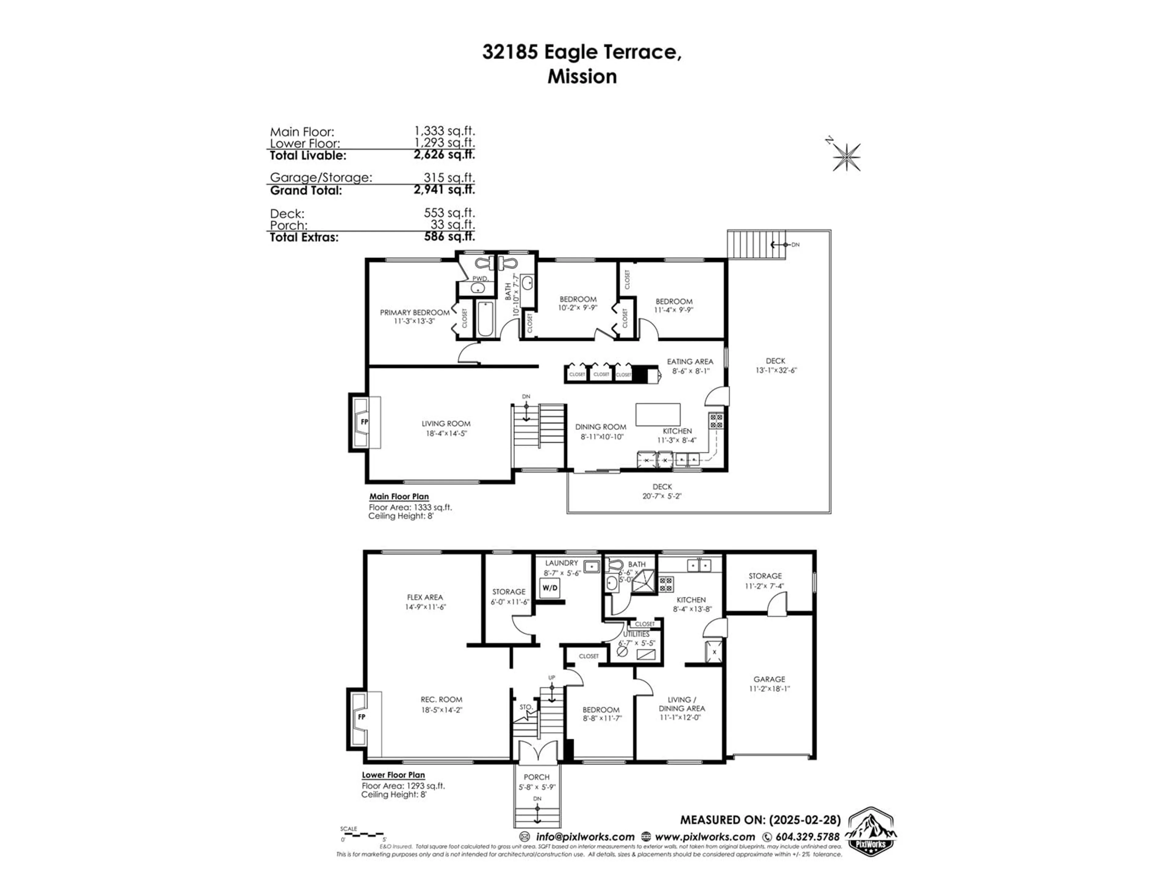 Floor plan for 32185 EAGLE, Mission British Columbia V2V3H3