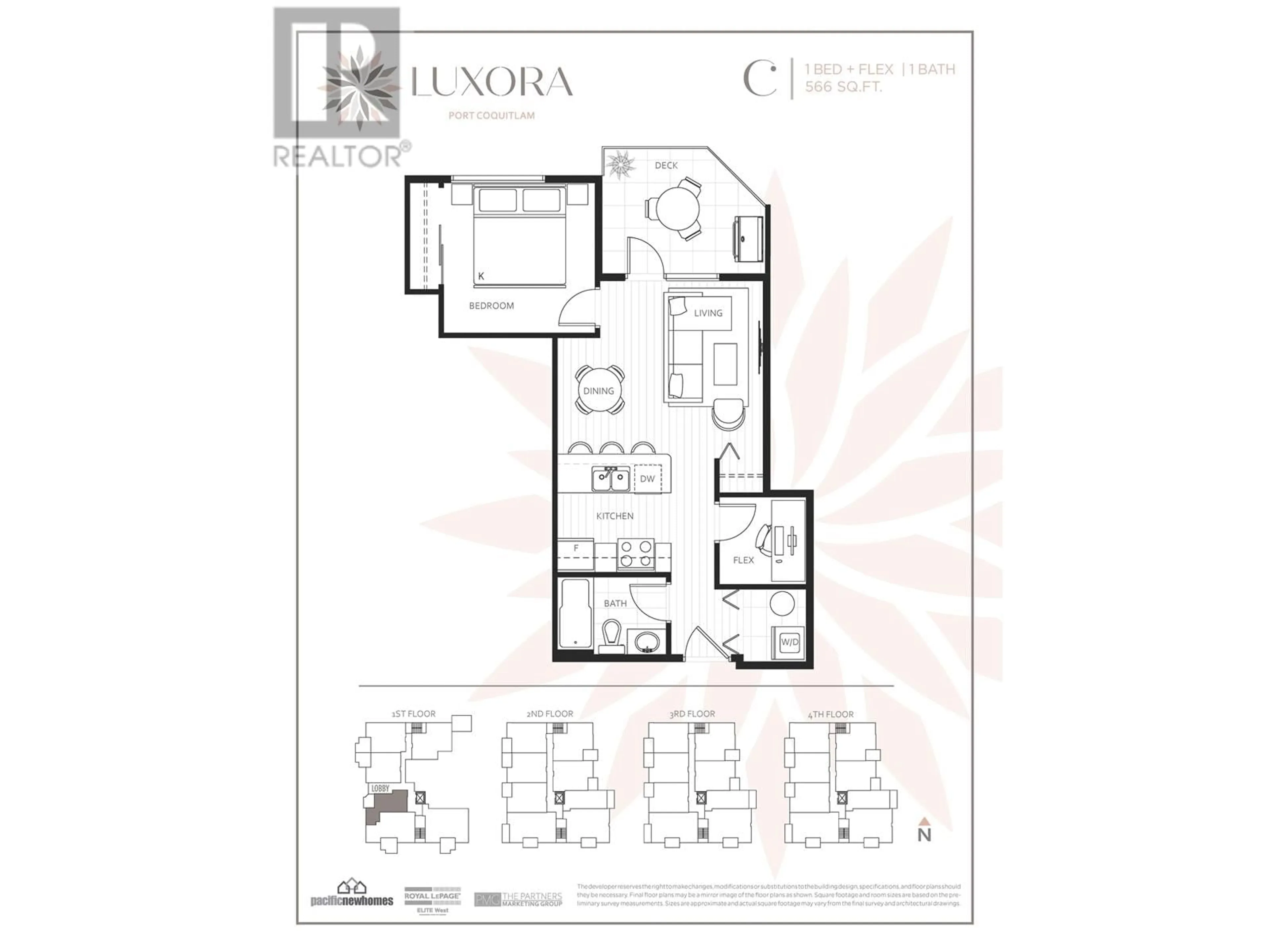 Floor plan for 104 - 2368 SHAUGHNESSY STREET, Port Coquitlam British Columbia V0V0V0