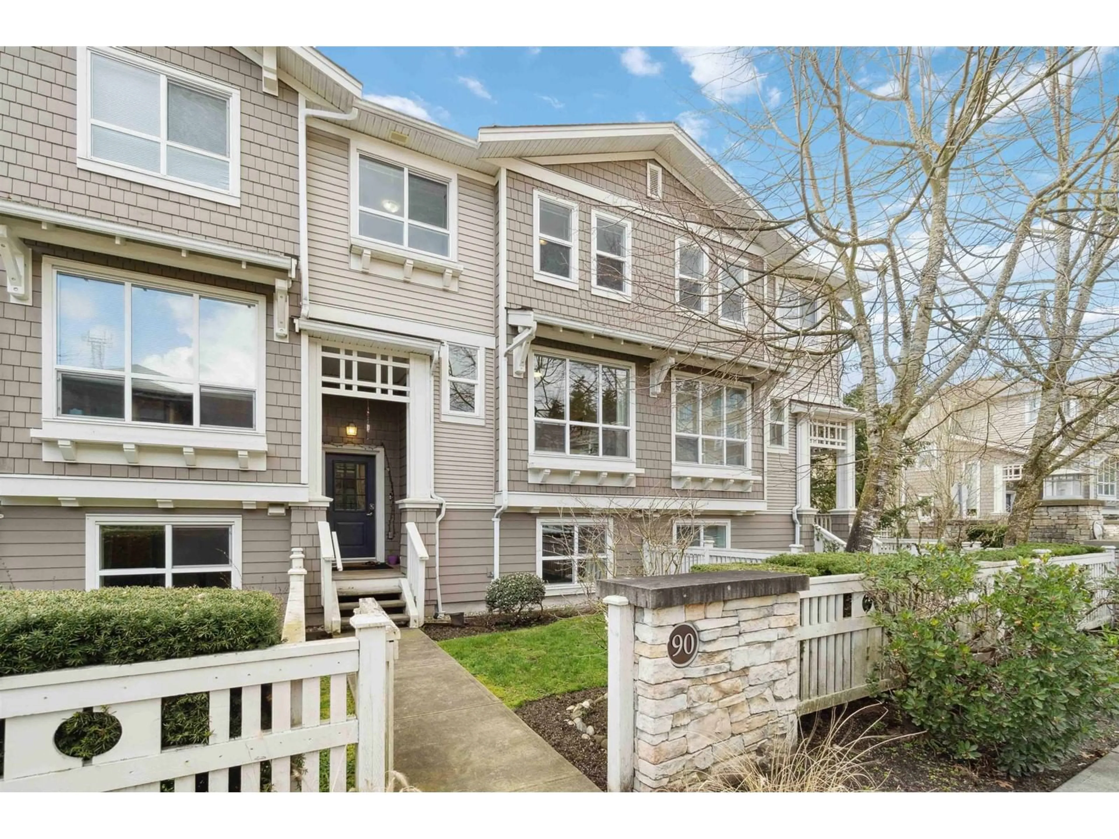 Home with vinyl exterior material, street for 90 - 8355 DELSOM, Delta British Columbia V4C0A9