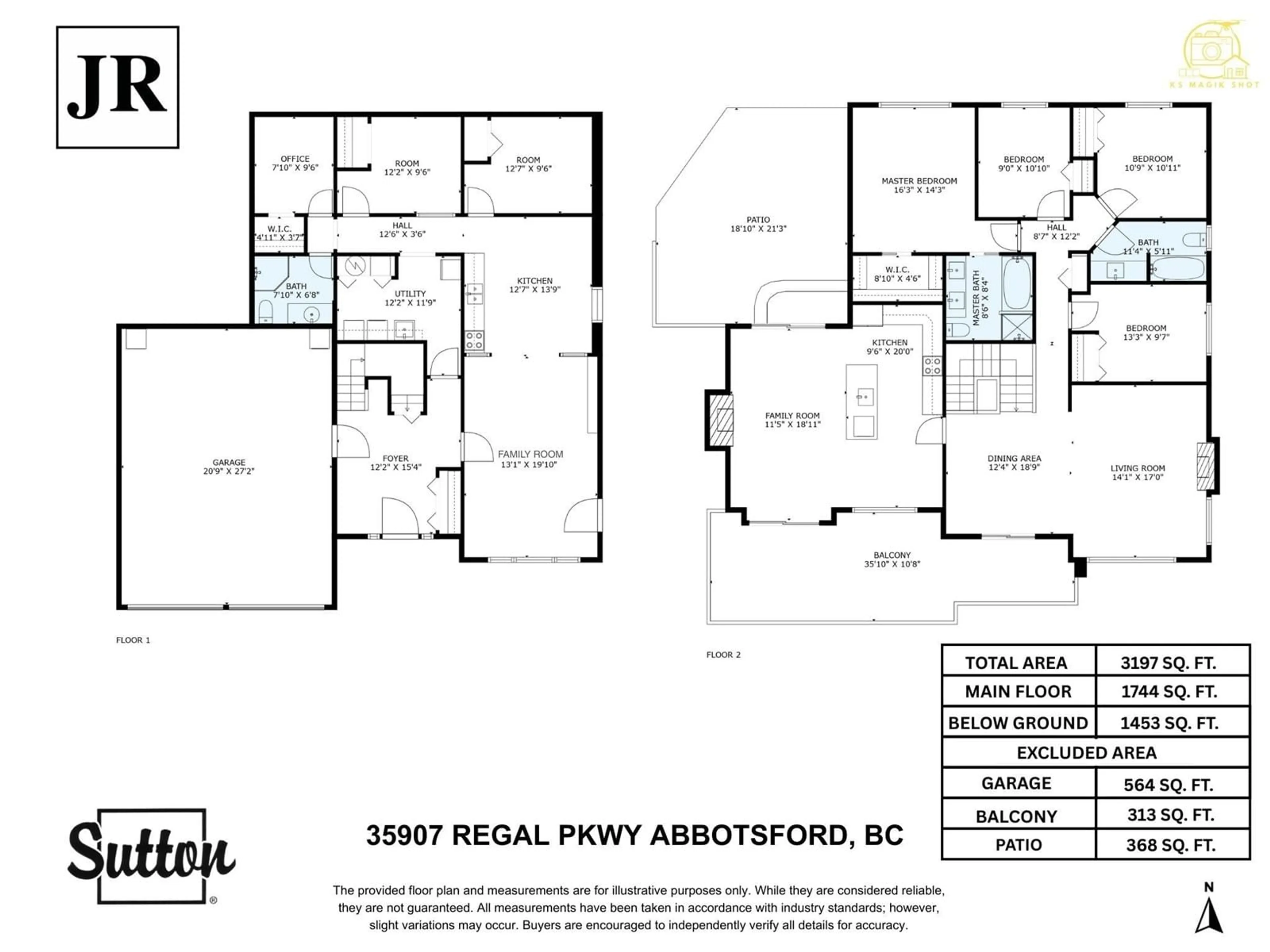 Floor plan for 35907 REGAL, Abbotsford British Columbia V3G1L3