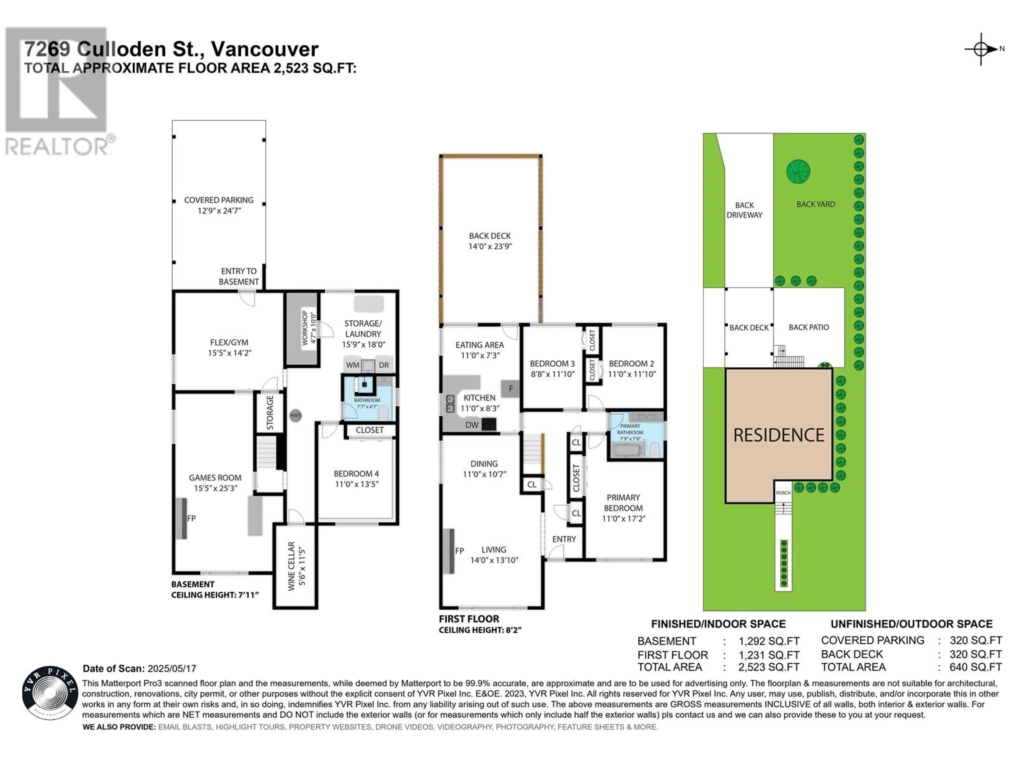 Floor plan for 7269 CULLODEN STREET, Vancouver British Columbia V5X4K1