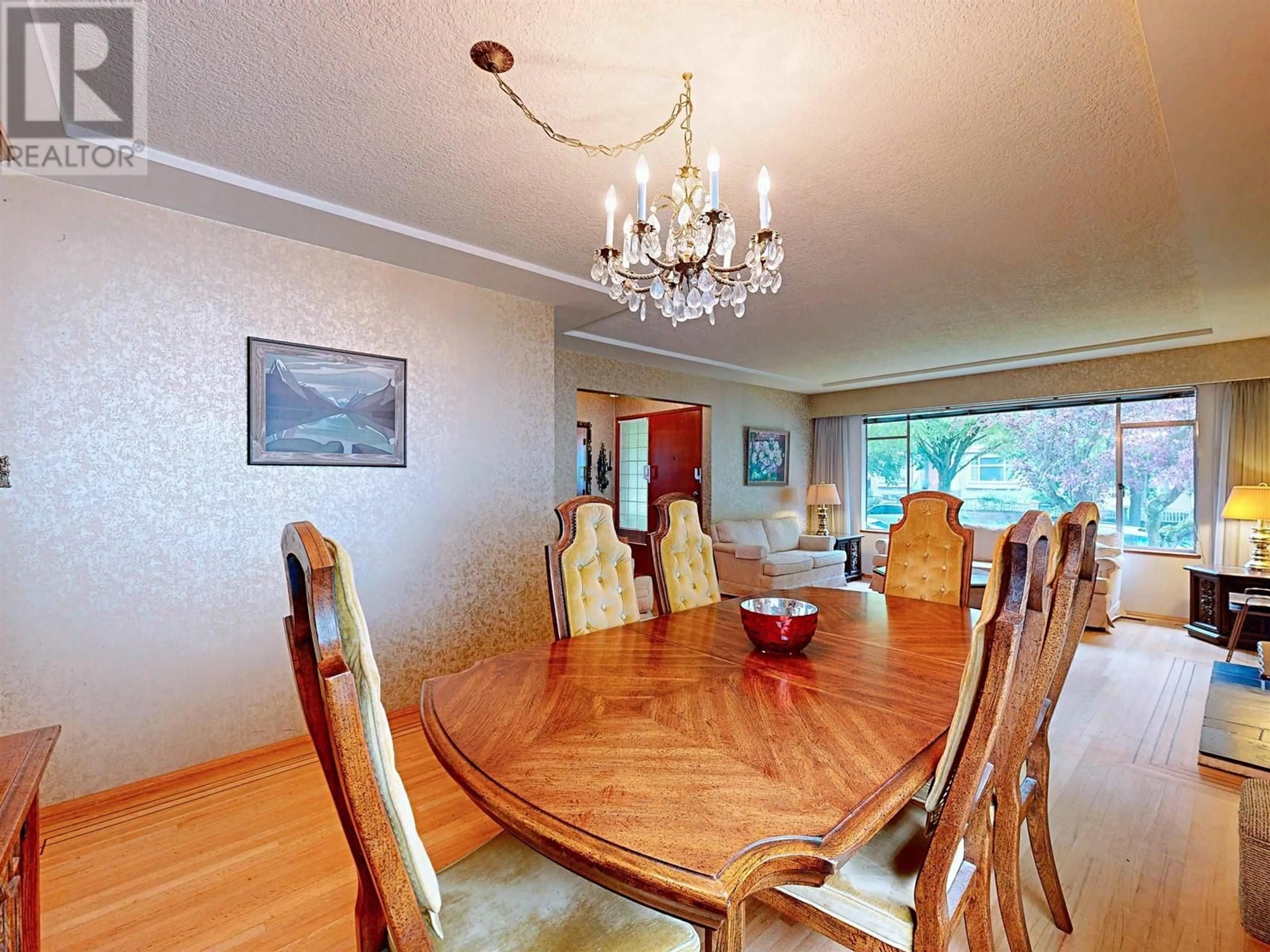 Dining room, wood/laminate floor for 7269 CULLODEN STREET, Vancouver British Columbia V5X4K1