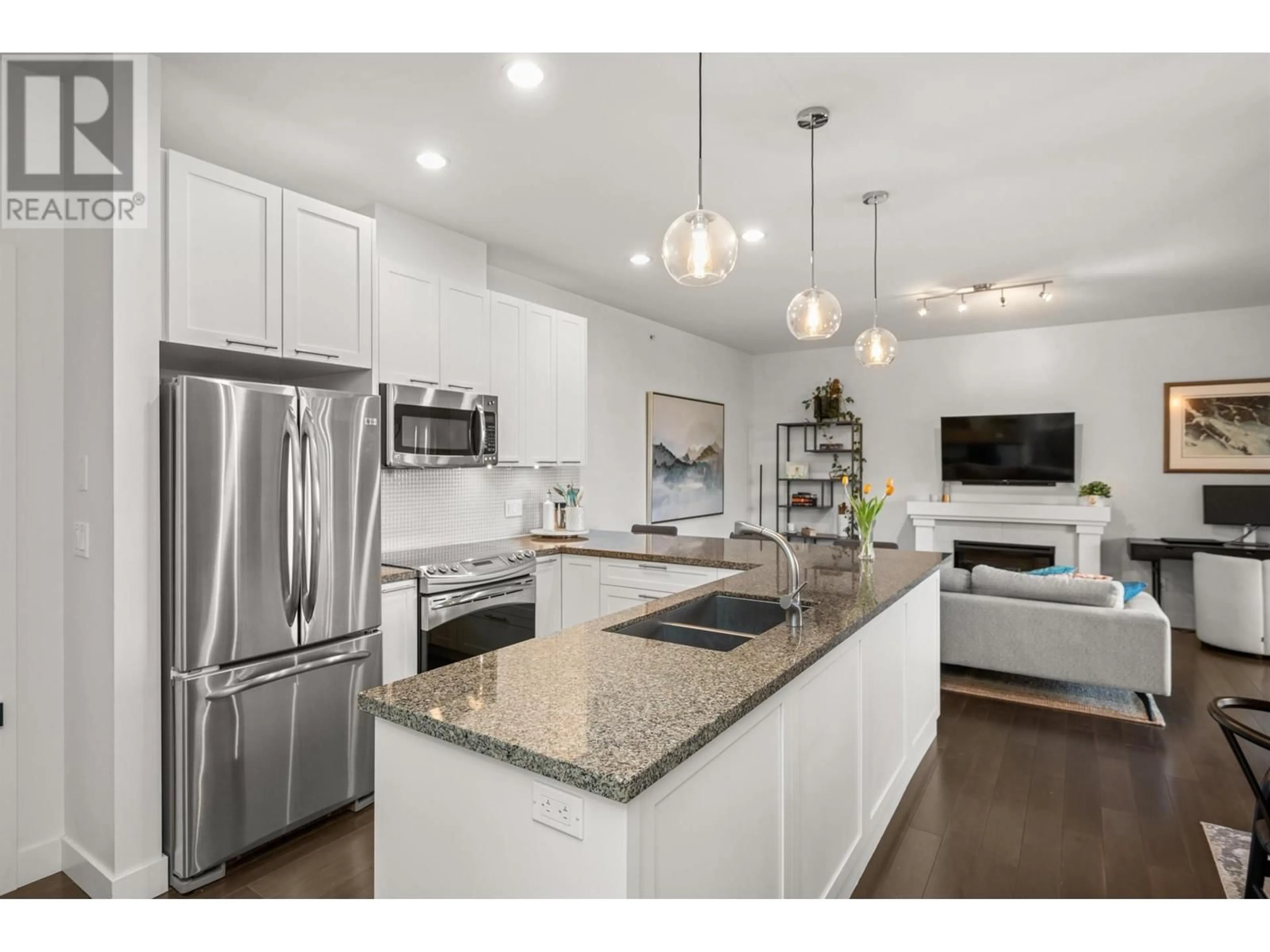 Open concept kitchen, unknown for 408 - 4689 52A STREET, Delta British Columbia V4K2Y7