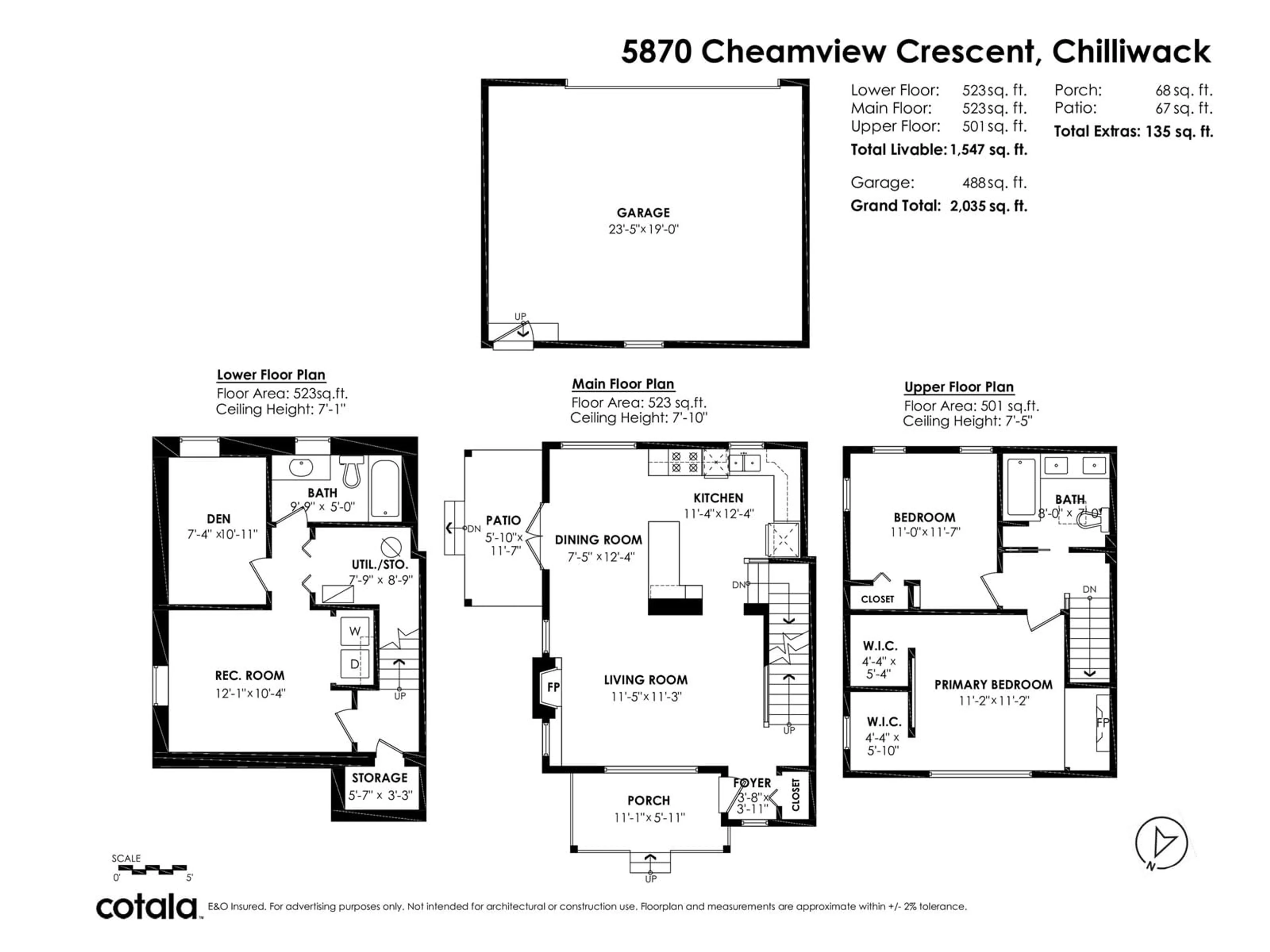 Floor plan for 5870 CHEAMVIEW CRESCENT, Chilliwack British Columbia V2R5X7