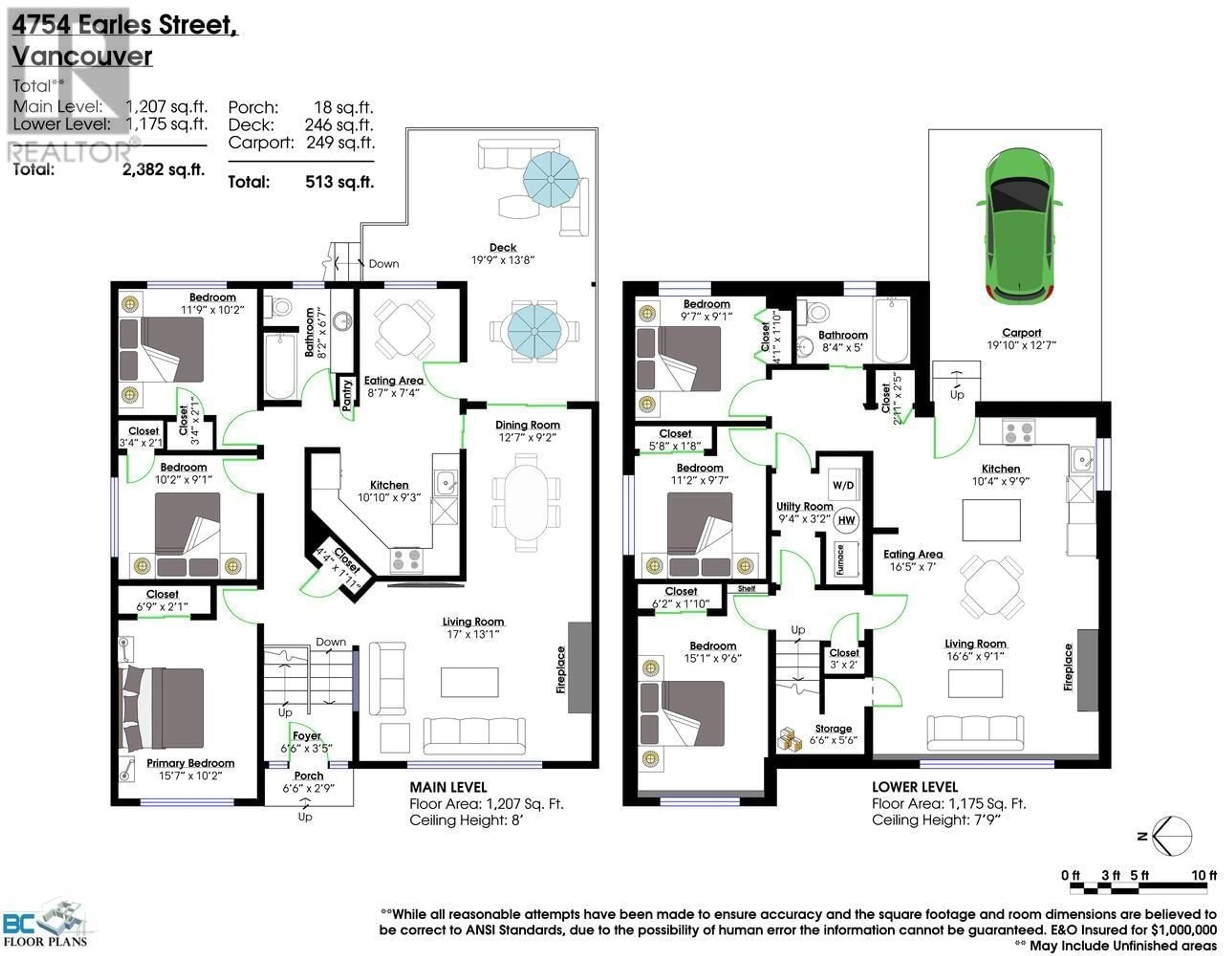 Floor plan for 4754 EARLES STREET, Vancouver British Columbia V5R3R2