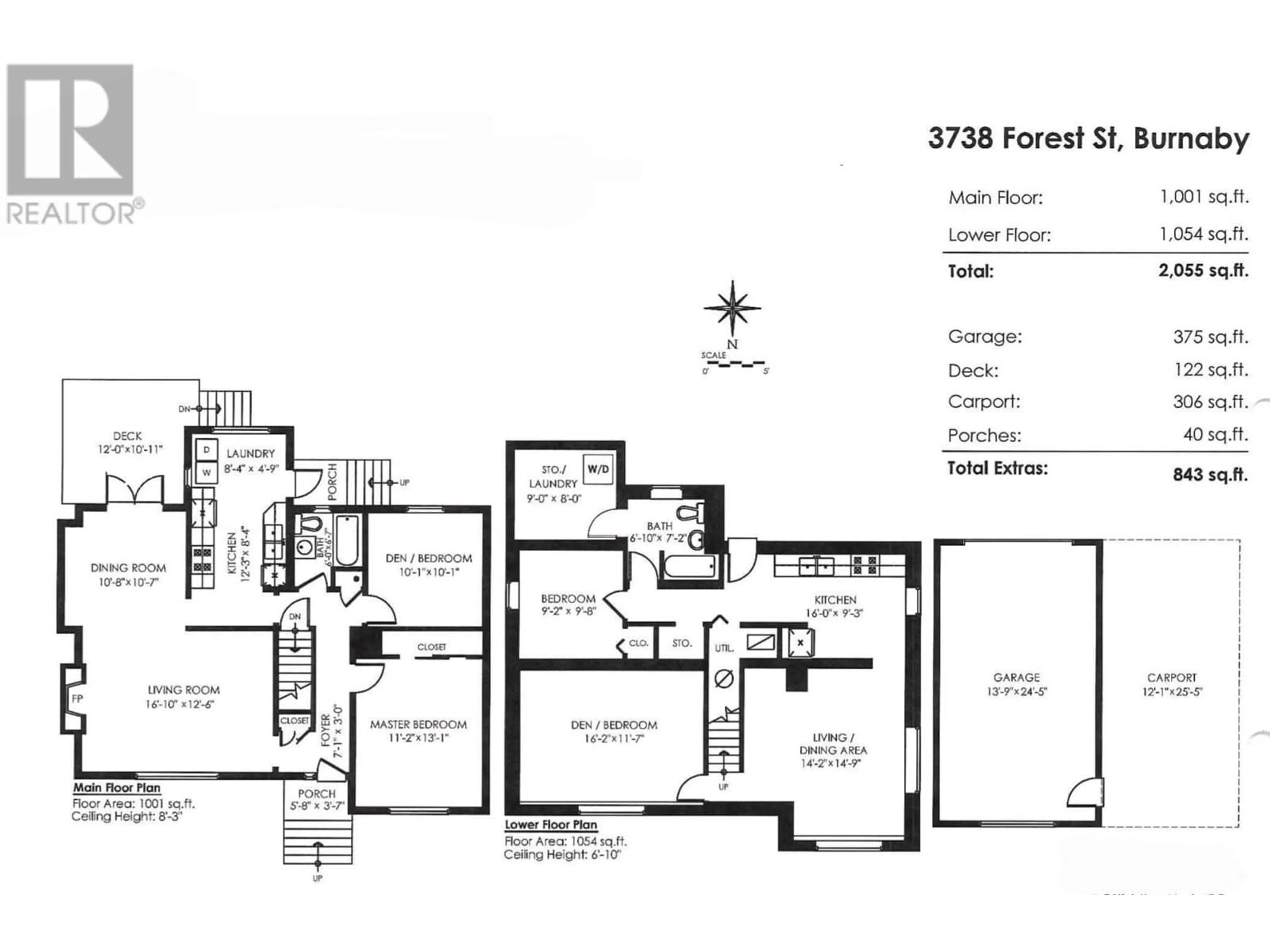 Floor plan for 3738 FOREST STREET, Burnaby British Columbia V5G1W6