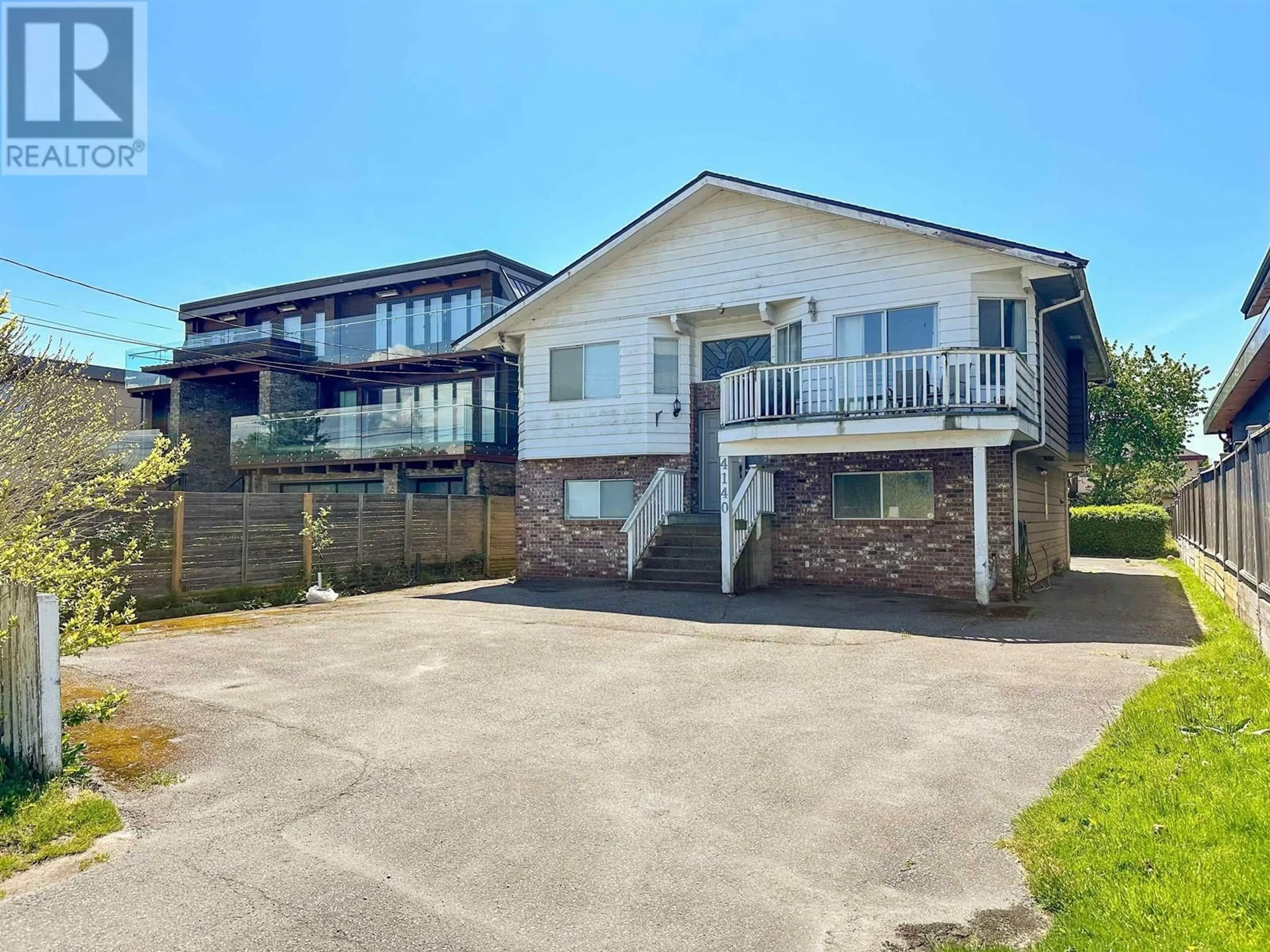 A pic from outside/outdoor area/front of a property/back of a property/a pic from drone, unknown for 4140 RIVER ROAD, Richmond British Columbia V7C1A2