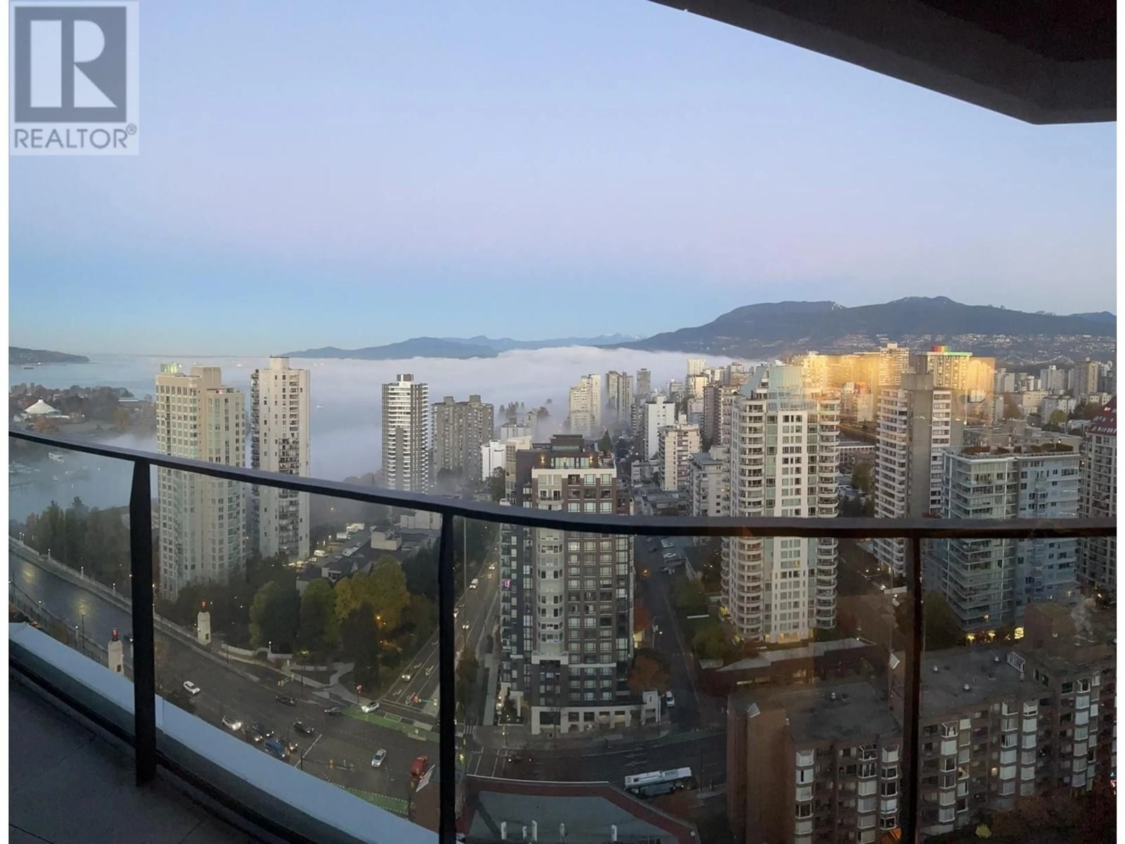 Balcony in the apartment, city buildings view from balcony for 2804 - 889 PACIFIC STREET, Vancouver British Columbia V6Z1C3