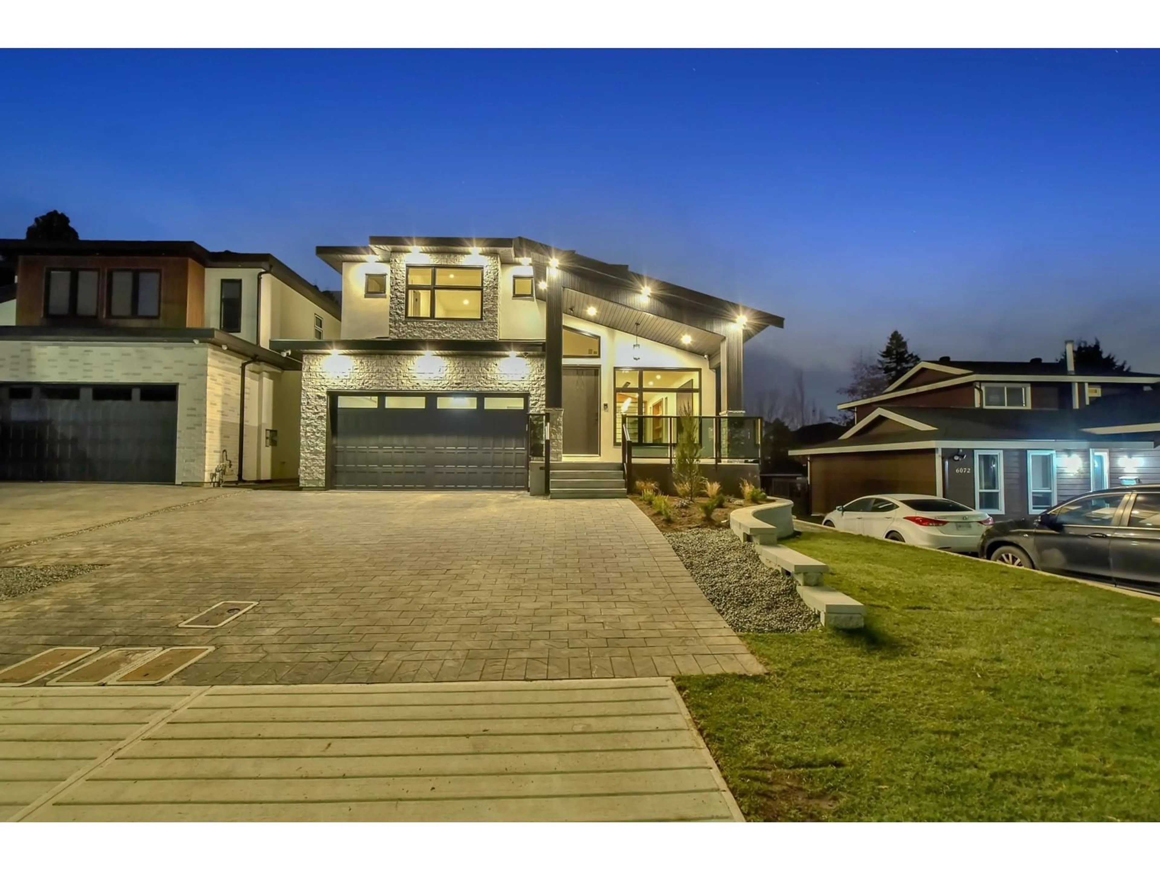Home with brick exterior material, street for 6076 172, Surrey British Columbia V3S3Z7