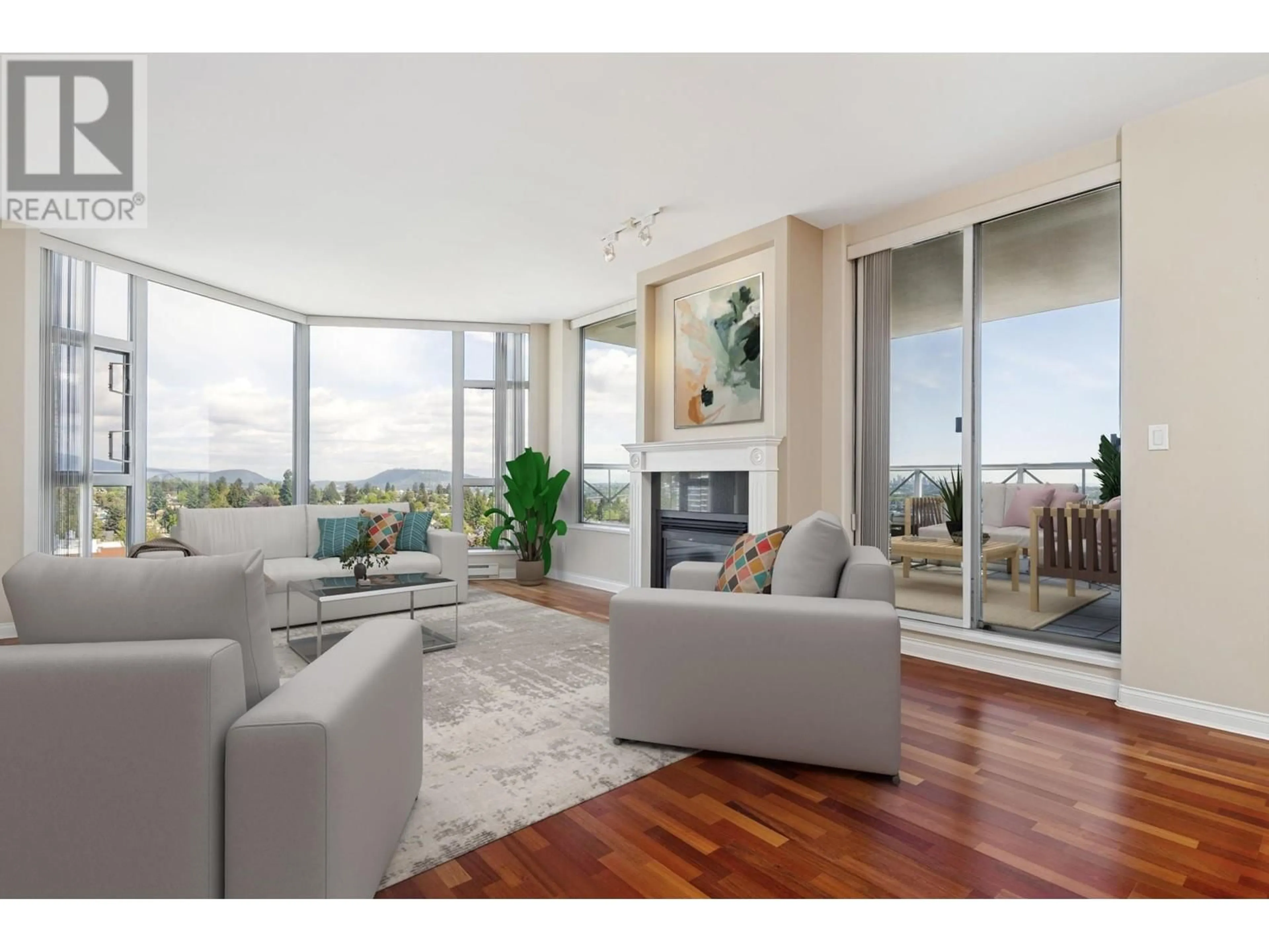 Living room with furniture, unknown for 1603 - 160 13TH STREET, North Vancouver British Columbia V7L2L5
