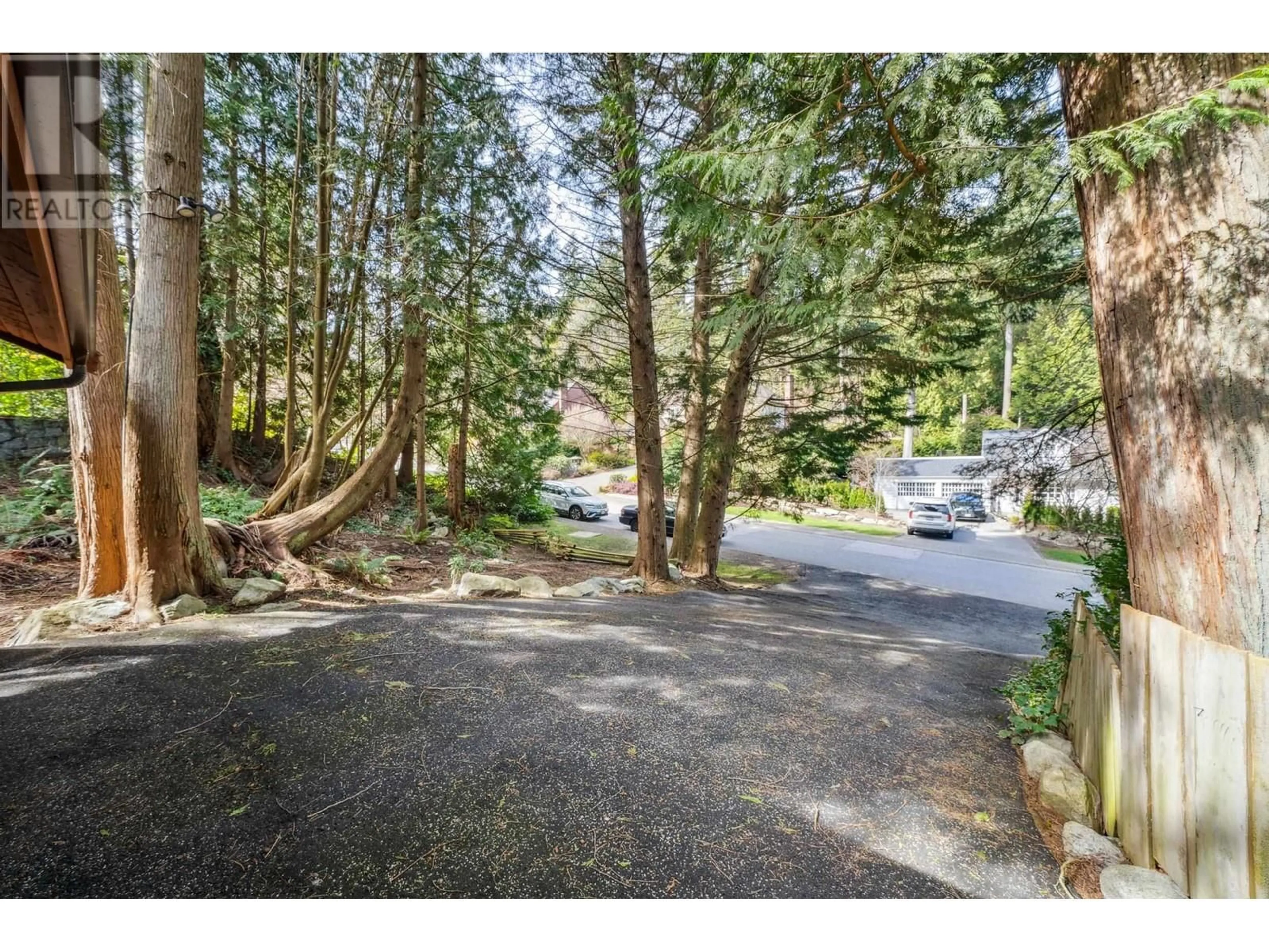 A pic from outside/outdoor area/front of a property/back of a property/a pic from drone, forest/trees view for 4706 MEADFEILD ROAD, West Vancouver British Columbia V7W2W6