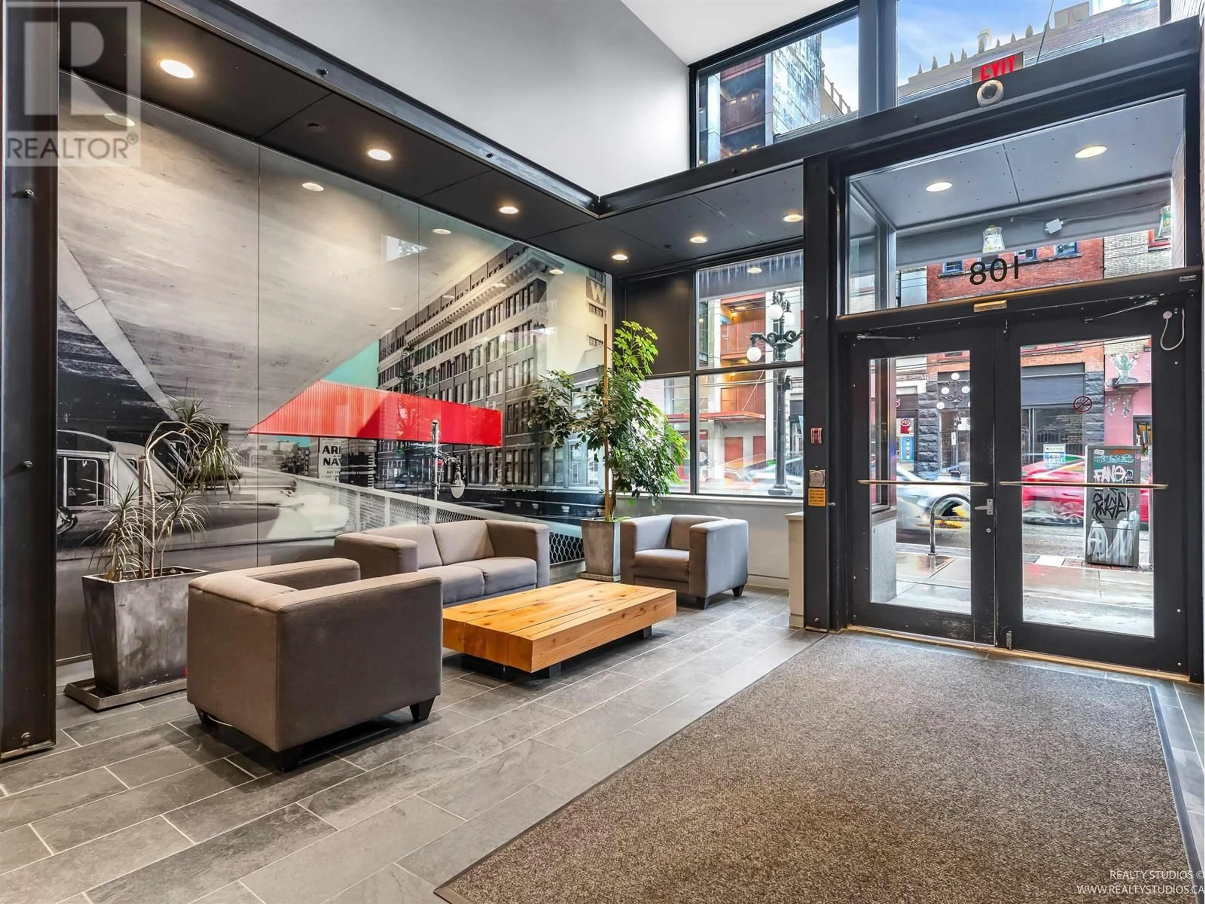 Lobby for PH 7 - 108 CORDOVA STREET, Vancouver British Columbia V6B0G5