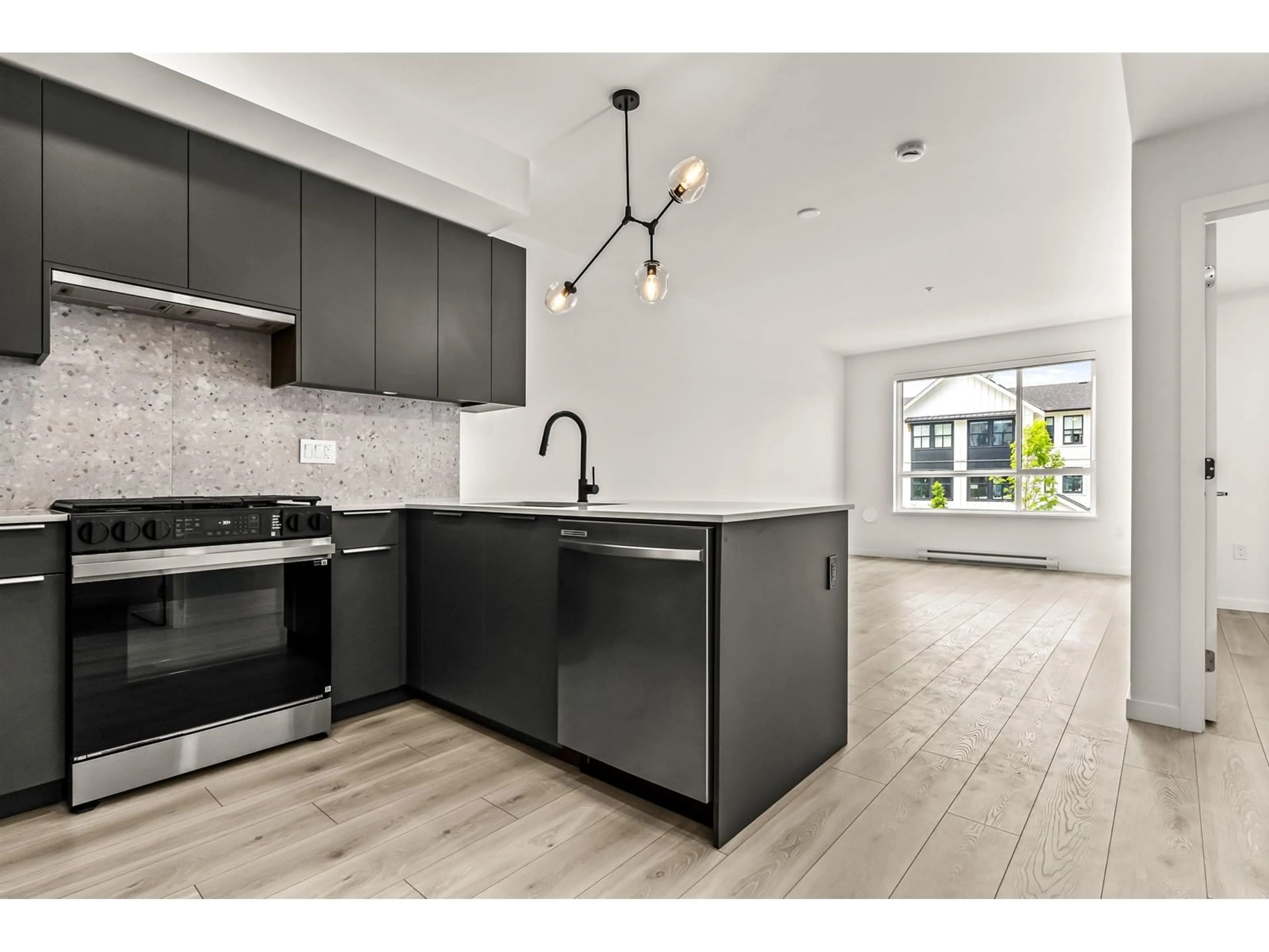Open concept kitchen, unknown for 213 - 7936 206, Langley British Columbia V2Y1X6