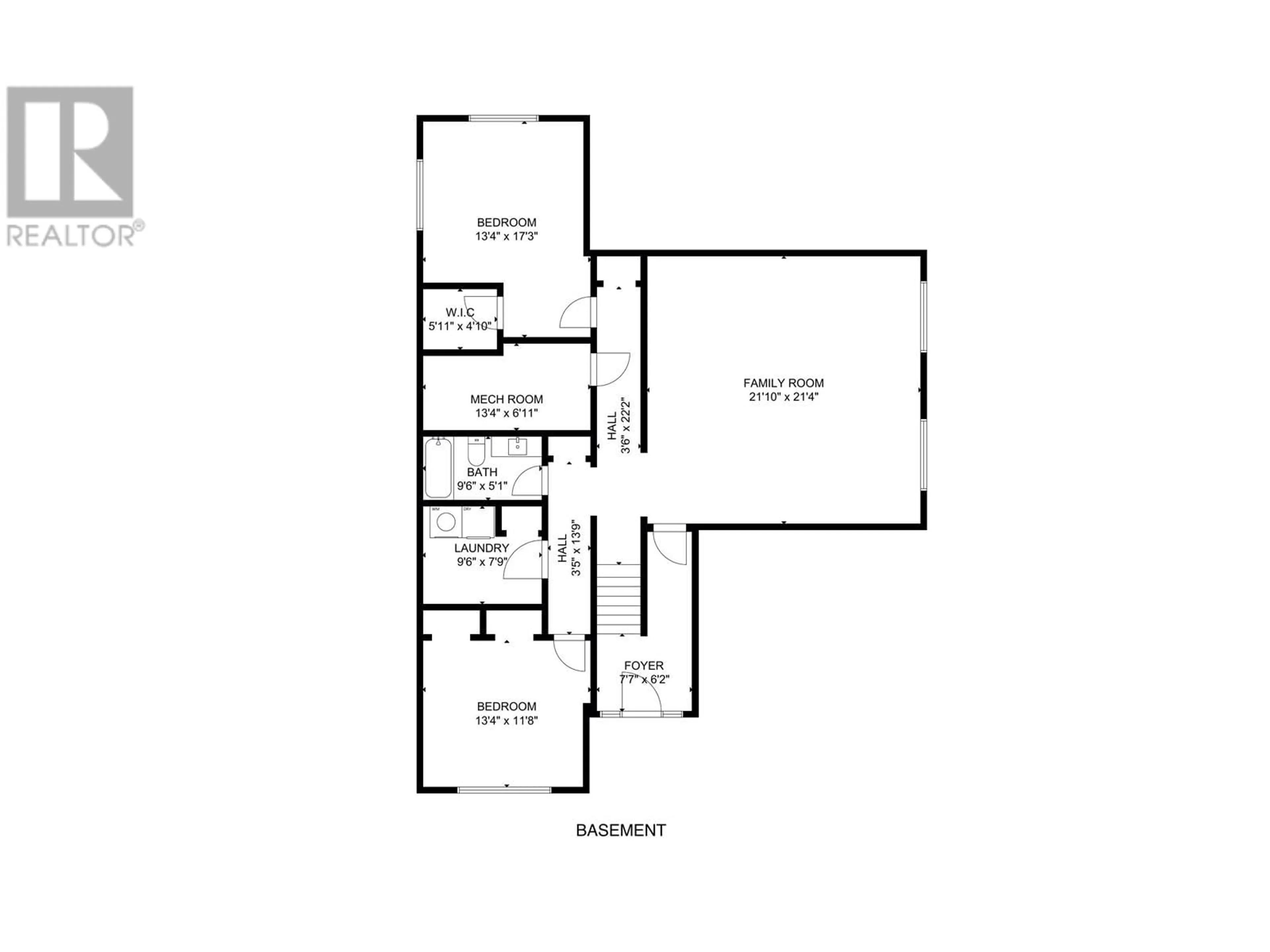 Floor plan for 11407 111 STREET, Fort St. John British Columbia V1J0N4