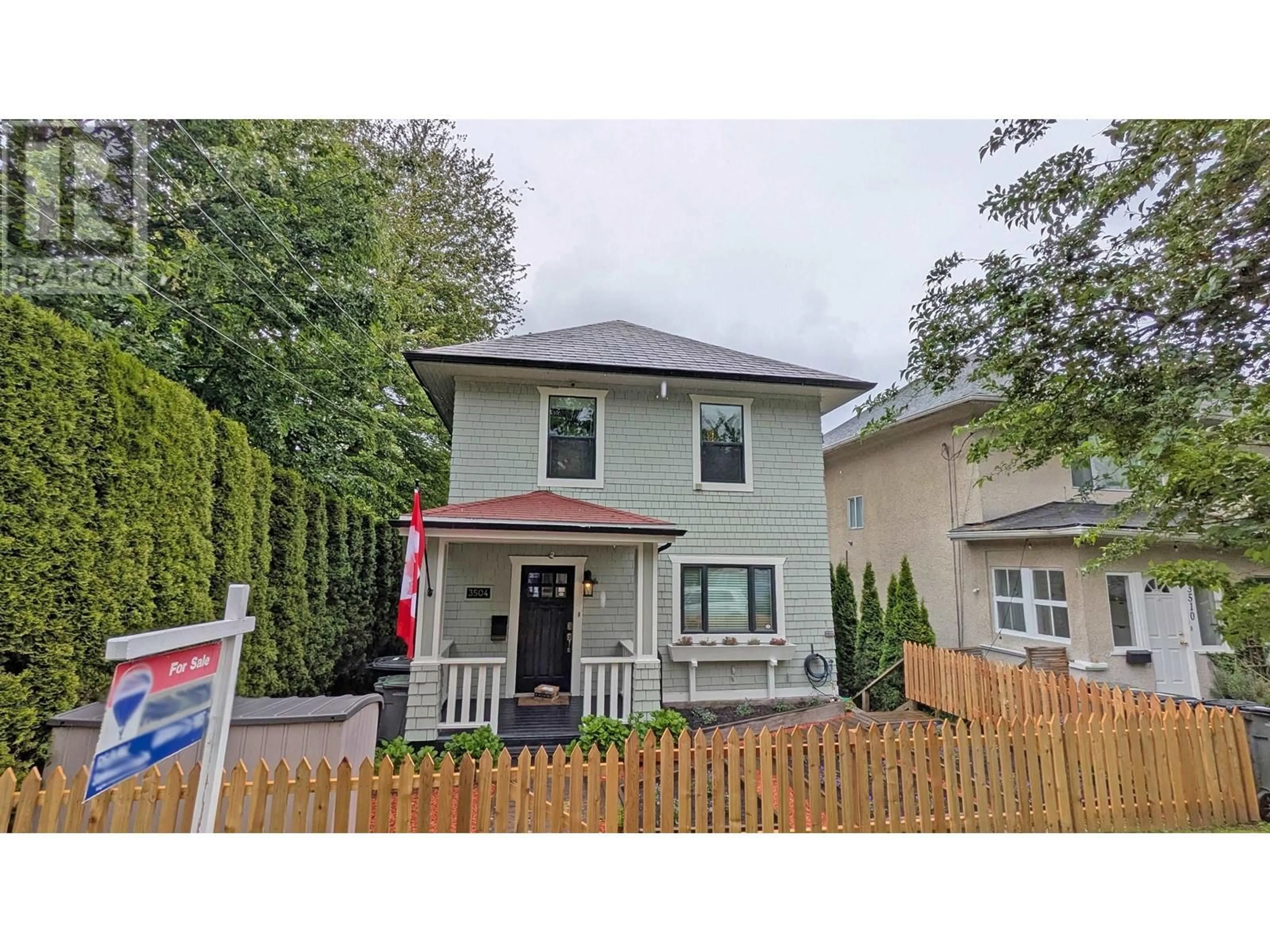 Home with vinyl exterior material, street for 3504 SOPHIA STREET, Vancouver British Columbia V5V3T8
