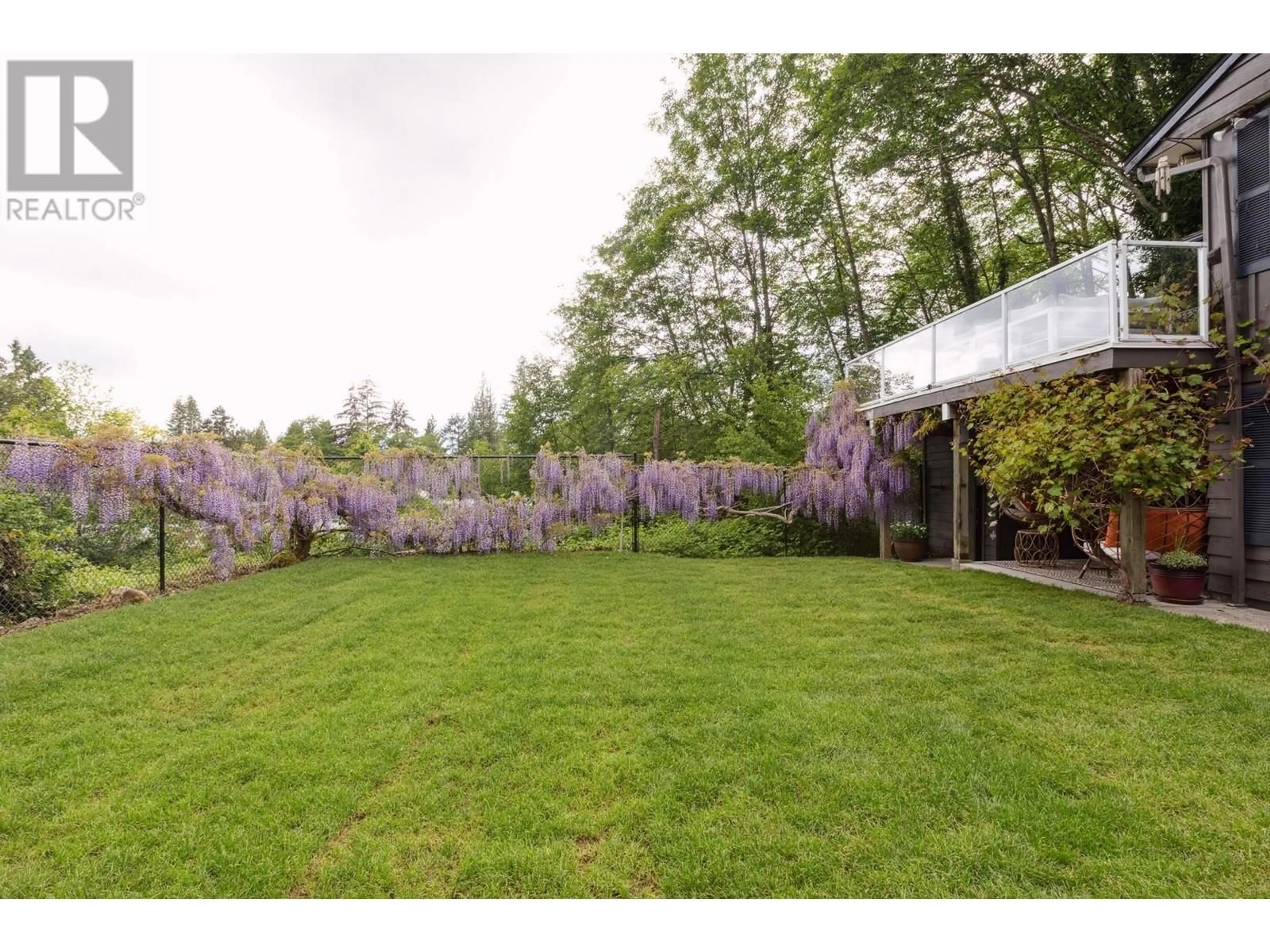 Patio, forest/trees view for 345 BRAEMAR ROAD, North Vancouver British Columbia V7N2T4