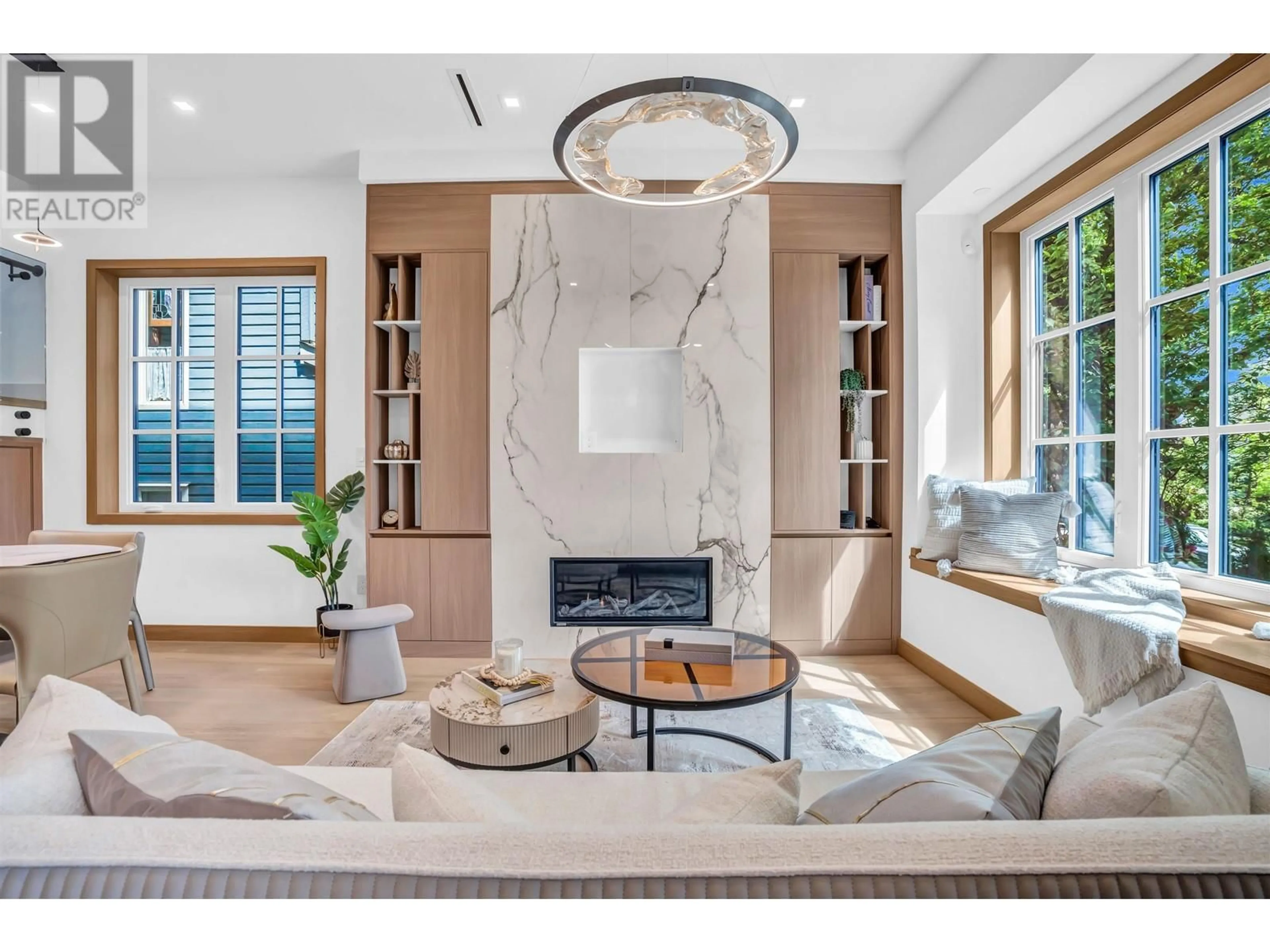 Living room with furniture, ceramic/tile floor for 4027 33RD AVENUE, Vancouver British Columbia V6N2H9