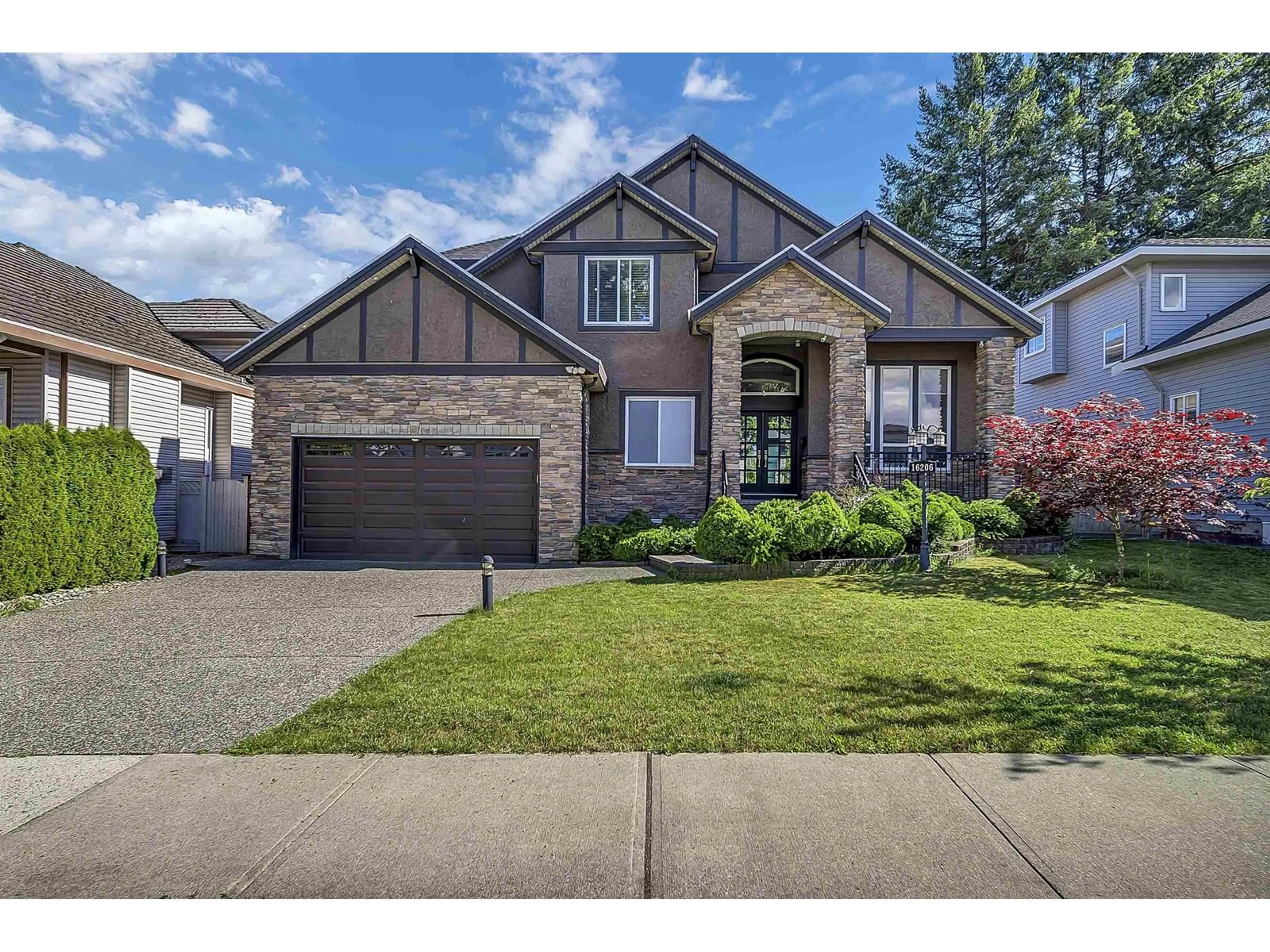 Home with brick exterior material, street for 16206 96B, Surrey British Columbia V4N5X2