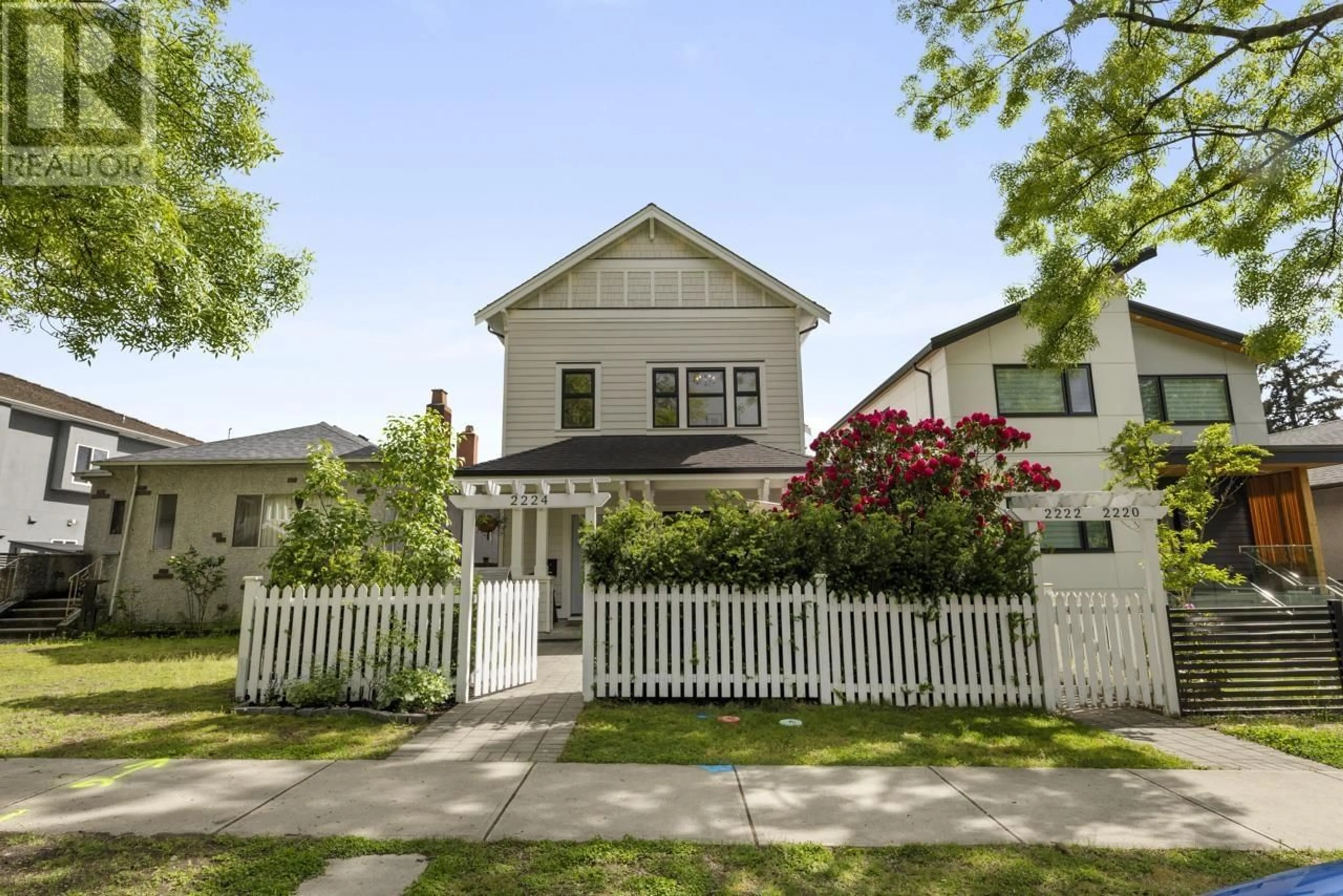 Home with vinyl exterior material, street for 2224 10TH AVENUE, Vancouver British Columbia V5N1Y2