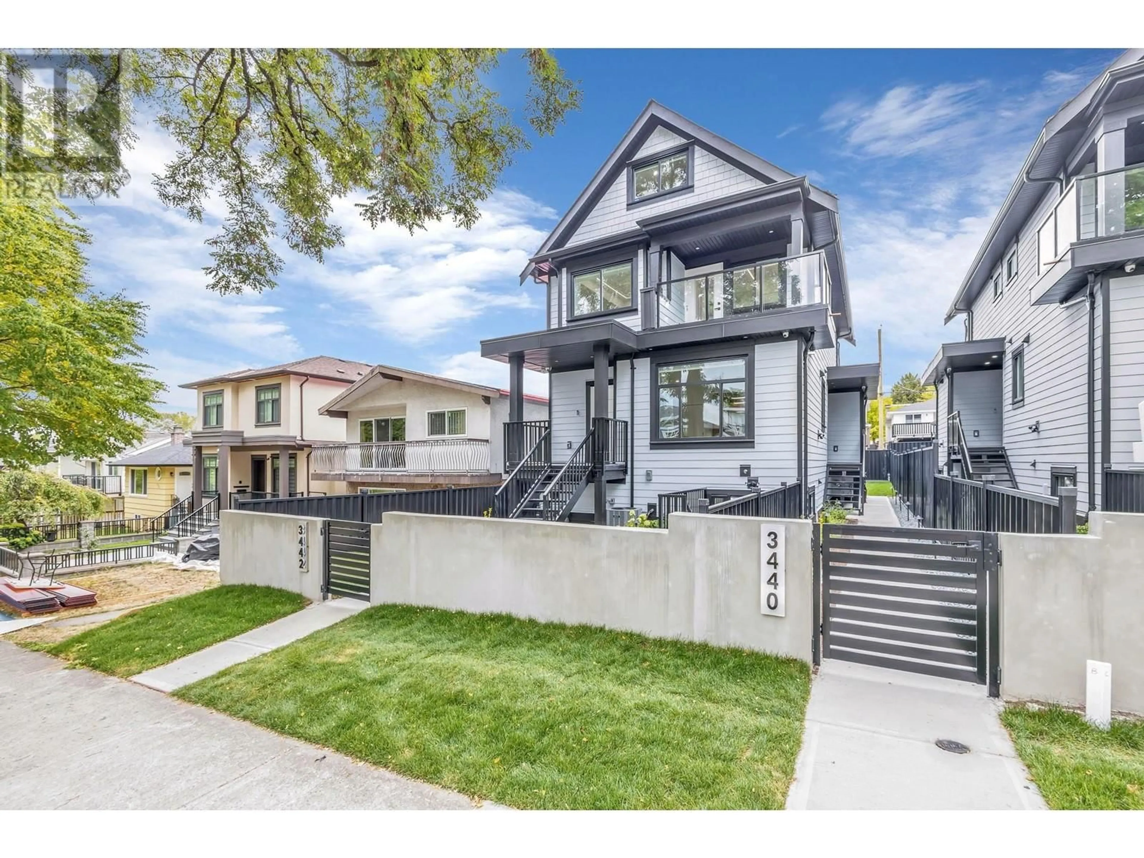 Home with vinyl exterior material, street for 3440 4TH AVENUE, Vancouver British Columbia V5M1L9