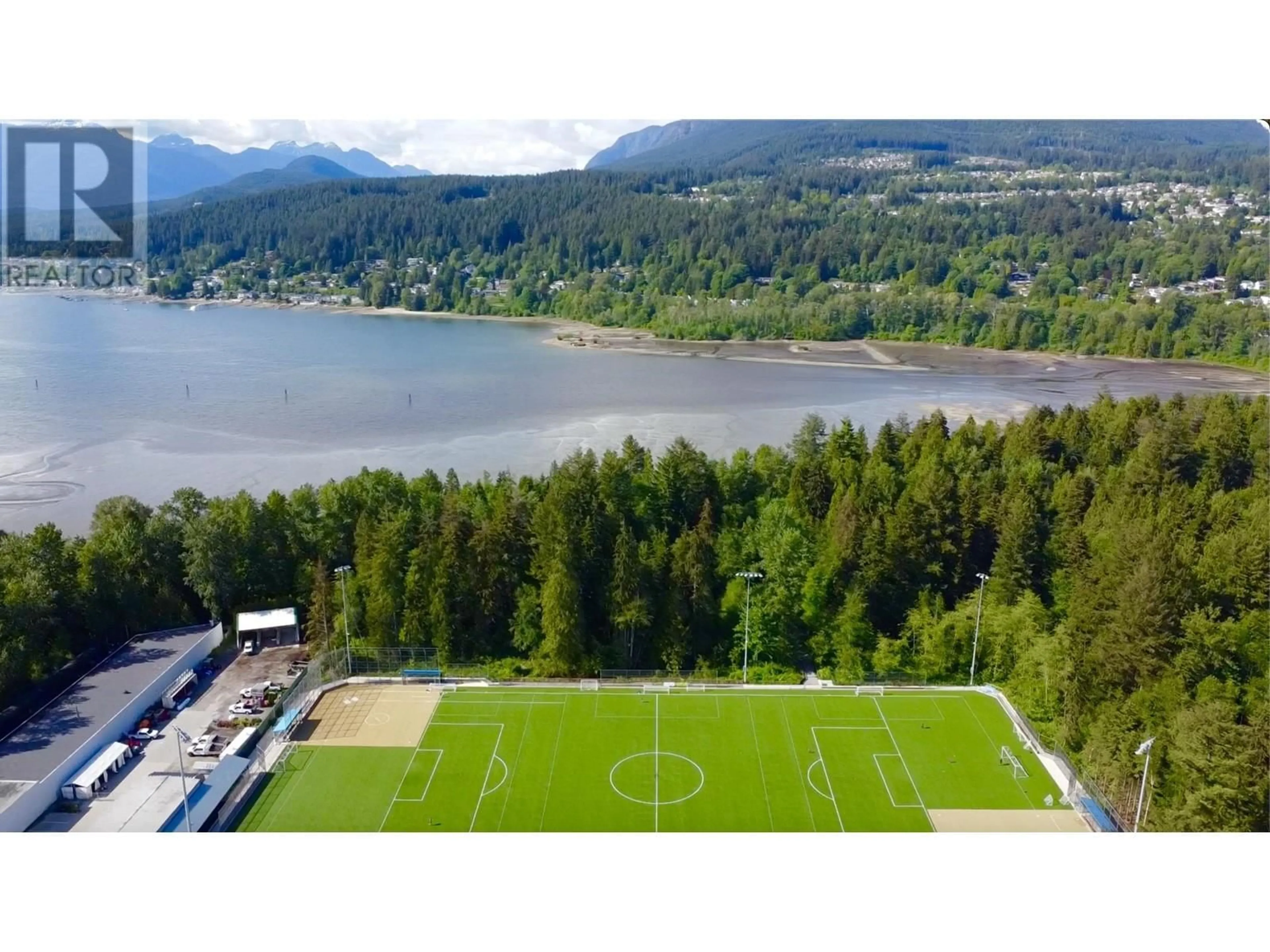 A pic from outside/outdoor area/front of a property/back of a property/a pic from drone, mountain view for 514 - 3055 MURRAY STREET, Port Moody British Columbia V3H1X3