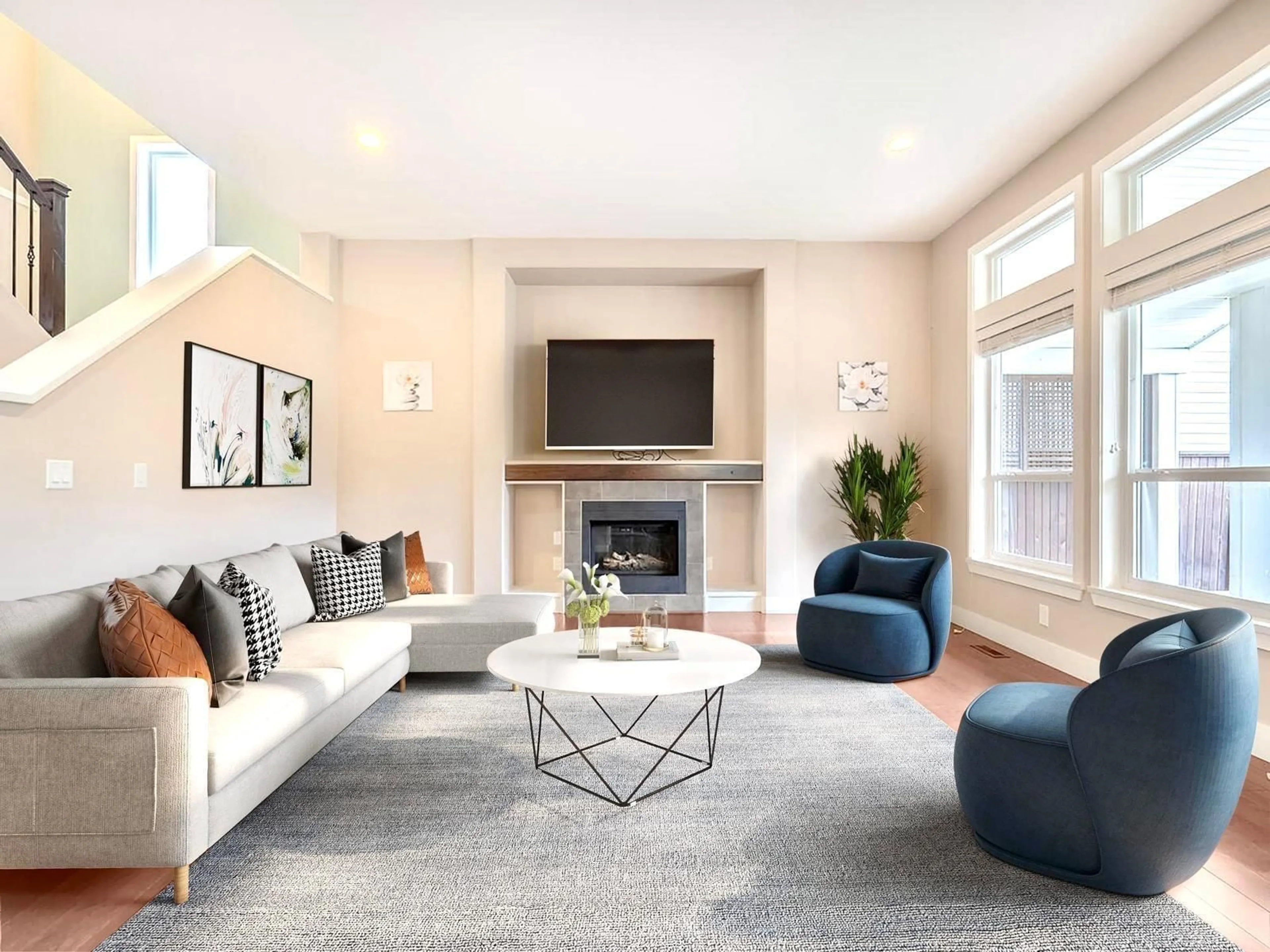 Living room with furniture, unknown for 7758 169A, Surrey British Columbia V4N6L2