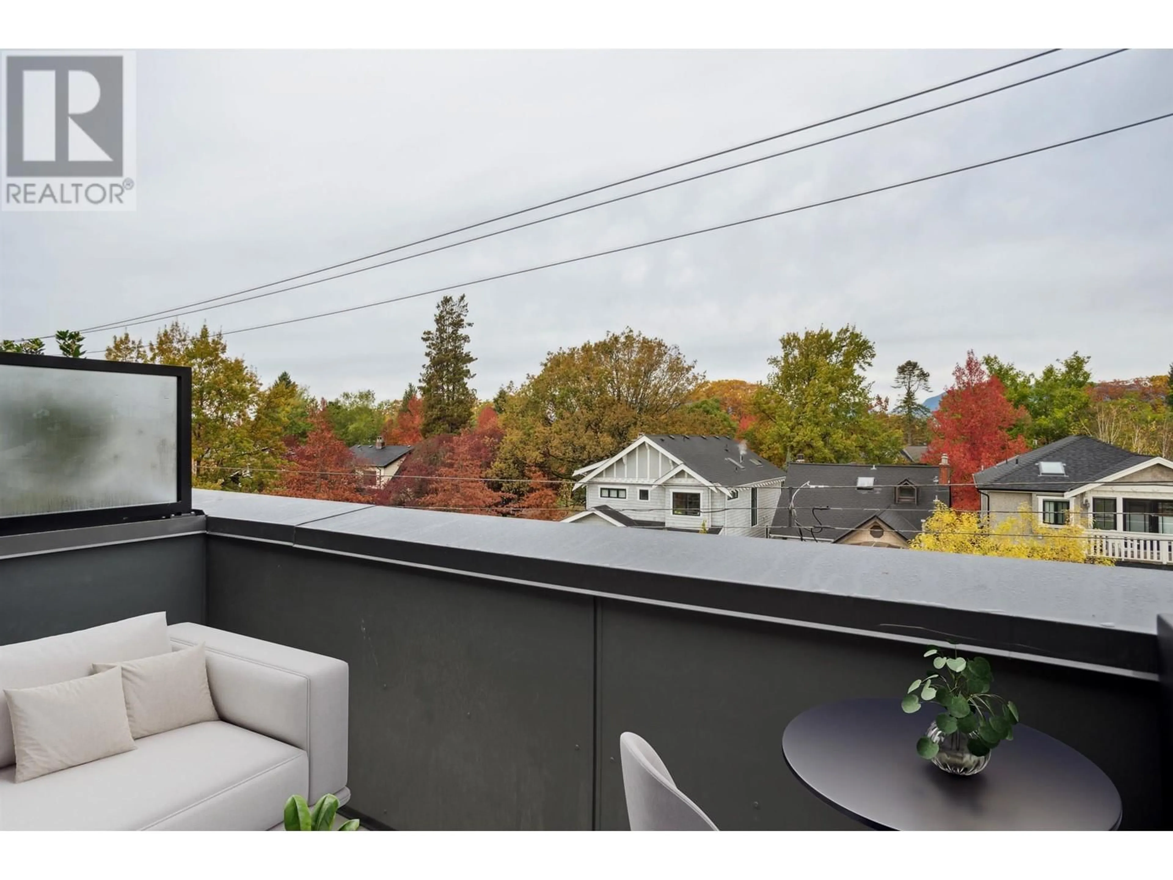 Patio, city buildings view from balcony for 197 KING EDWARD AVE STREET, Vancouver British Columbia V5Y4B4