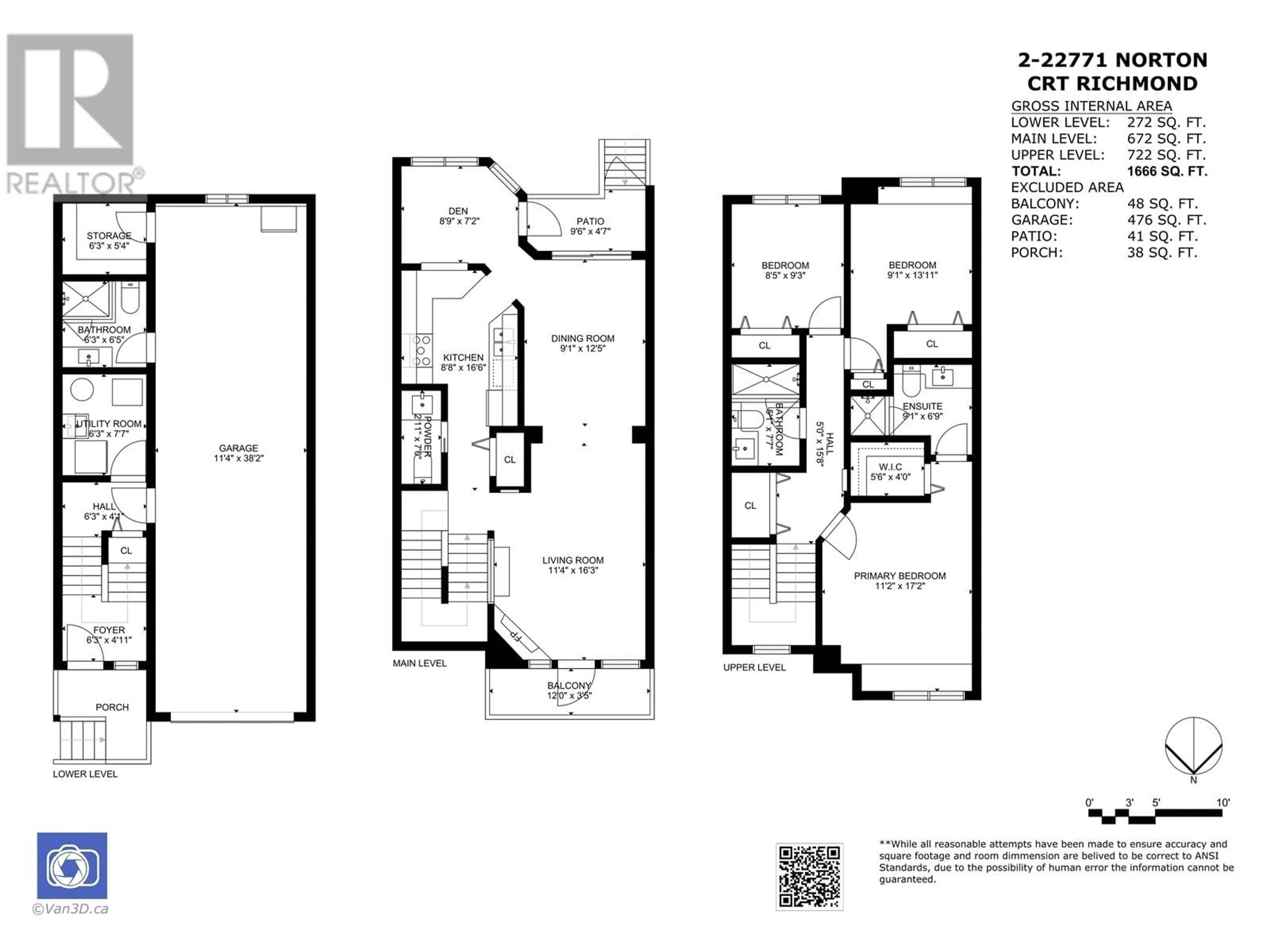 Floor plan for 2 - 22771 NORTON COURT, Richmond British Columbia V6V2W7