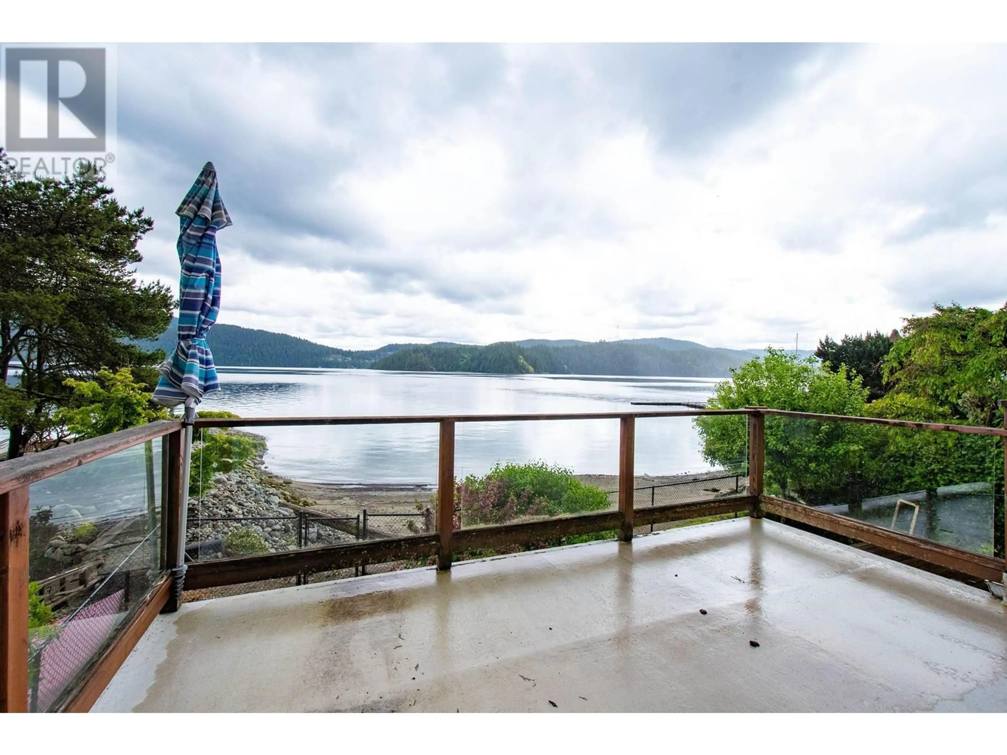 Patio, water/lake/river/ocean view for 5293 INDIAN RIVER DRIVE, North Vancouver British Columbia V7G2T6