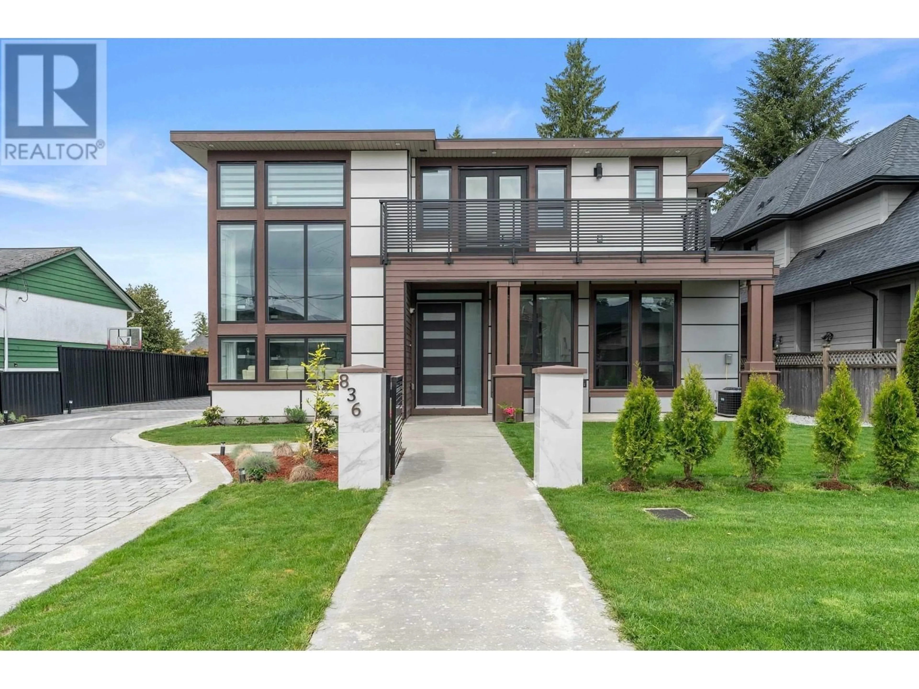 Home with brick exterior material, street for 836 MACINTOSH STREET, Coquitlam British Columbia V3J4Z2
