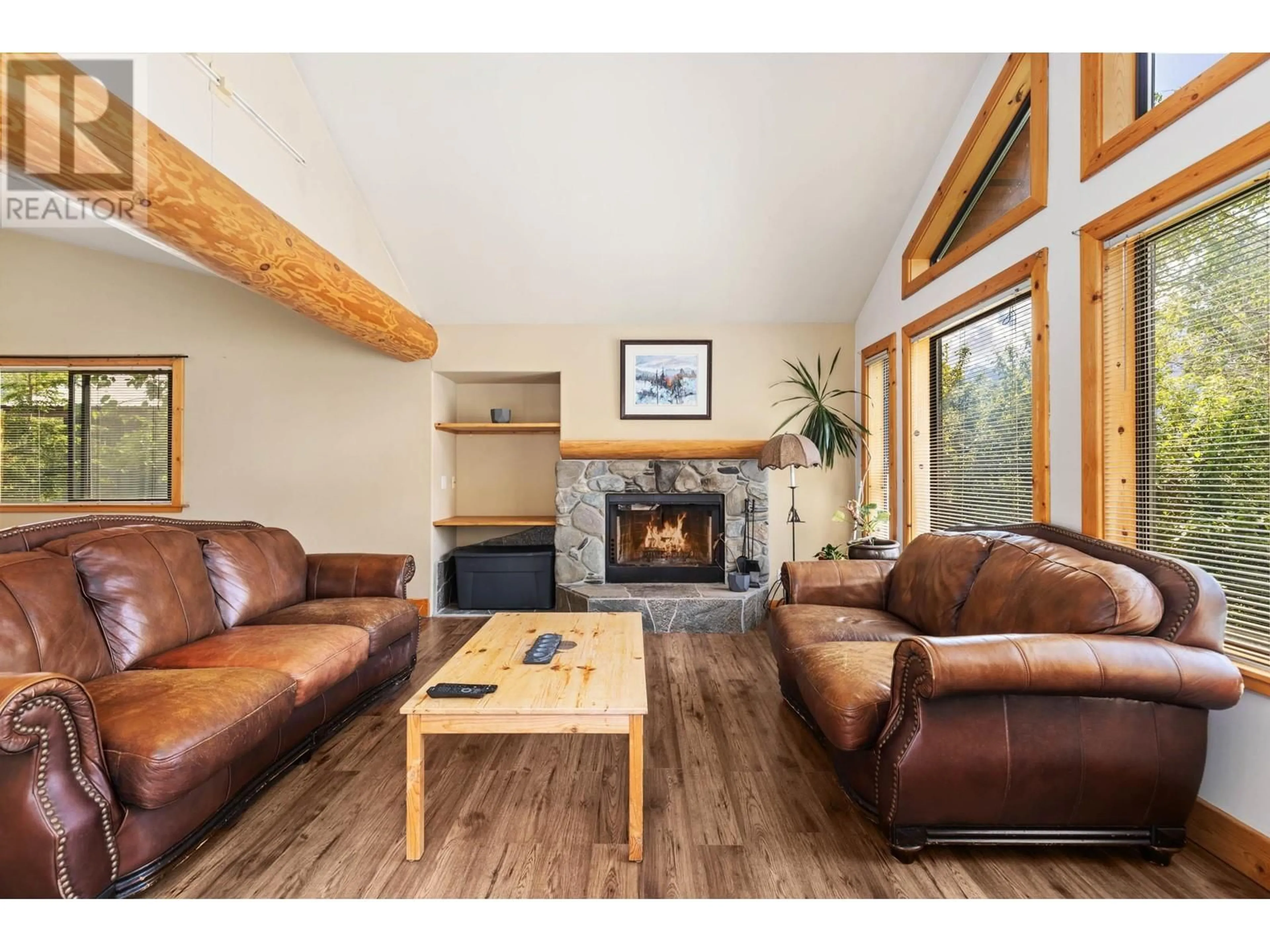Living room with furniture, wood/laminate floor for 1488 BALSAM STREET, Pemberton British Columbia V0N2L0