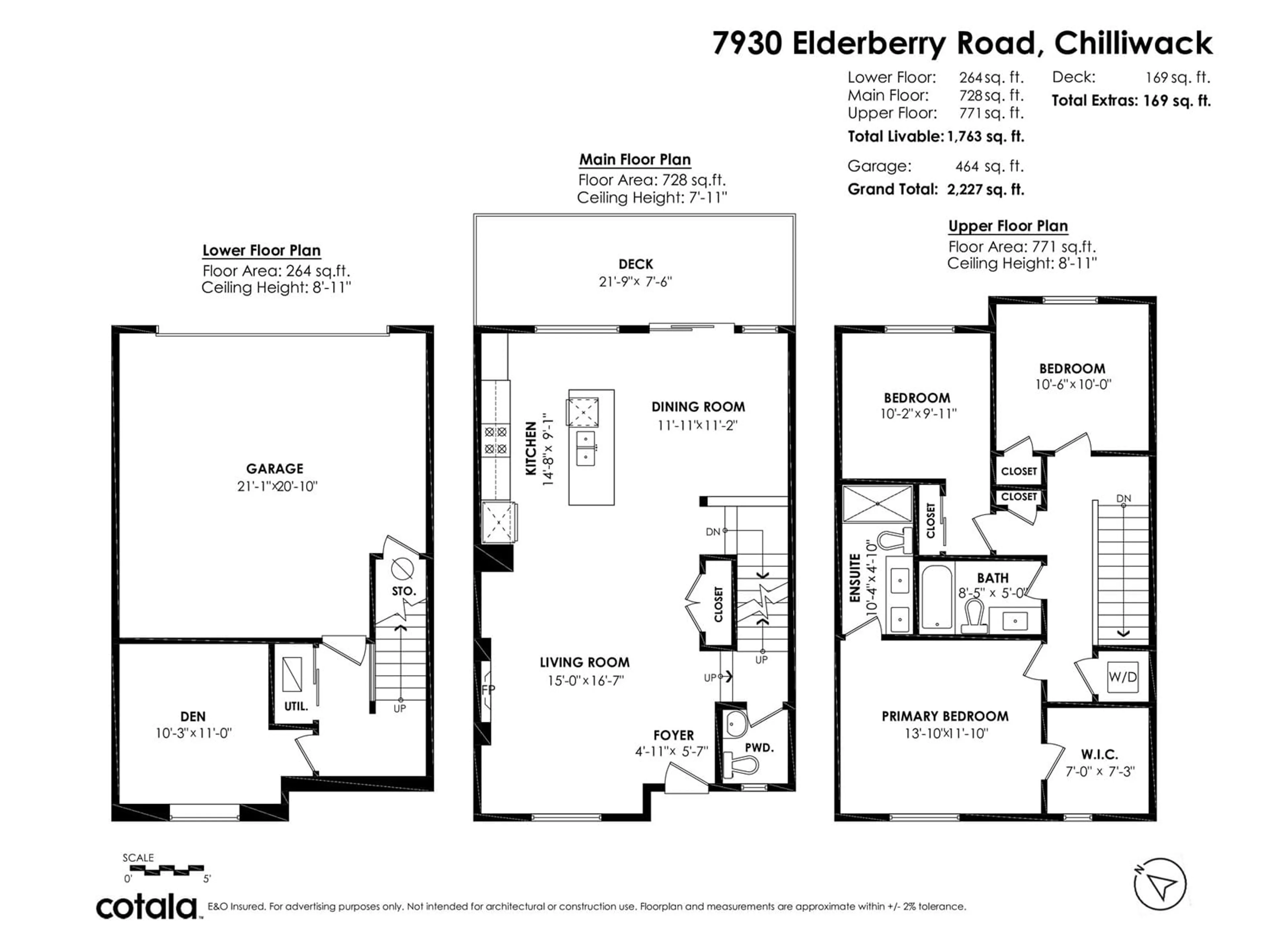 Floor plan for 7930 ELDERBERRY ROAD, Chilliwack British Columbia V2R6G7