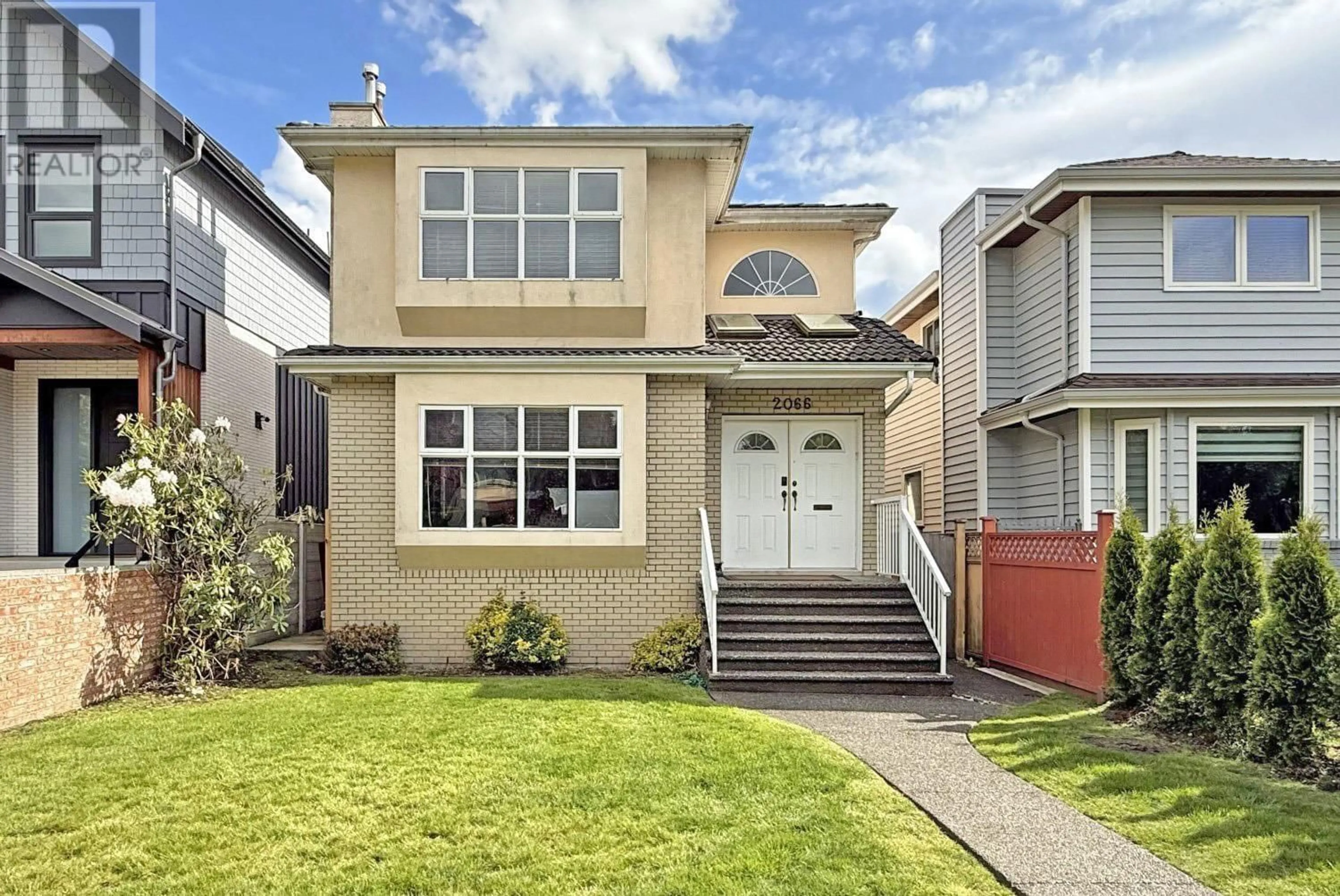 Home with vinyl exterior material, street for 2066 44TH AVENUE, Vancouver British Columbia V6M2E9