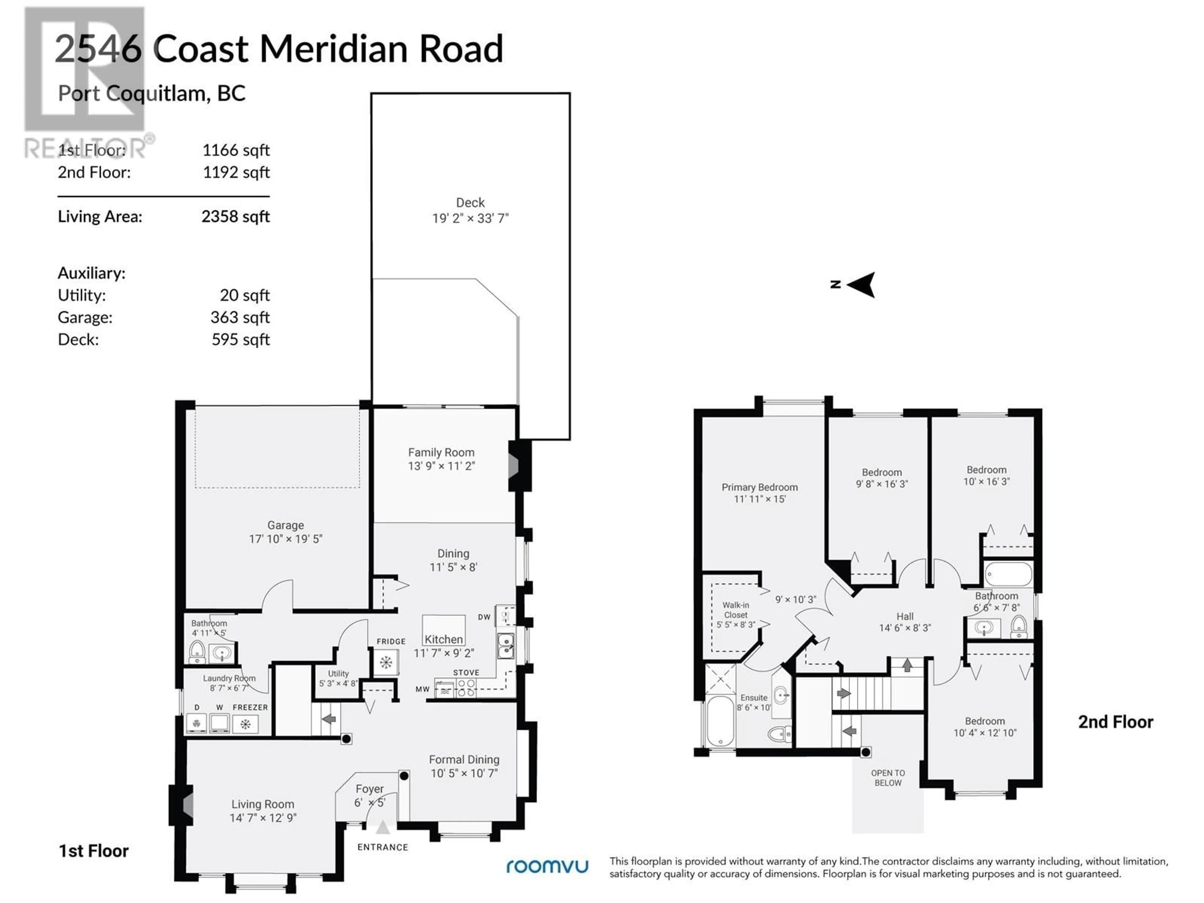 Floor plan for 2546 COAST MERIDIAN ROAD, Port Coquitlam British Columbia V3B3M8