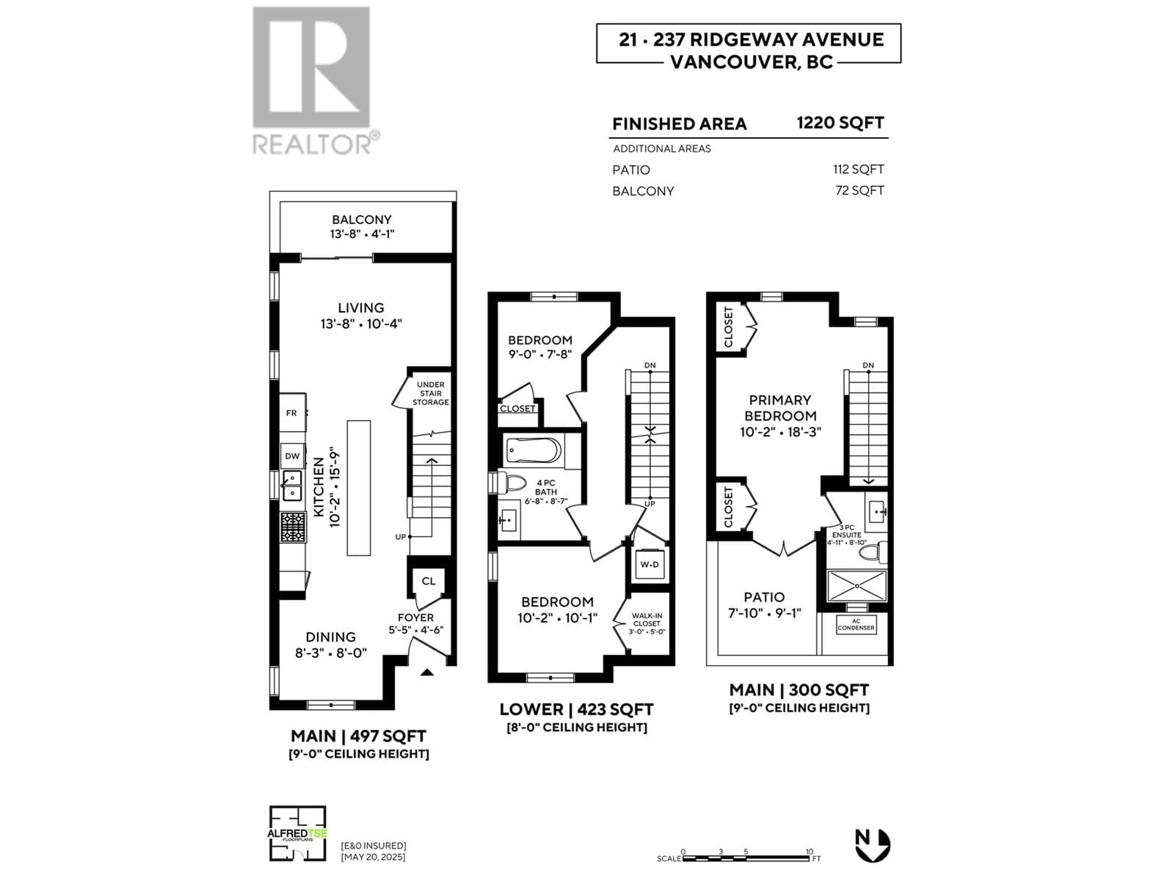 Floor plan for 21 - 237 RIDGEWAY AVENUE, North Vancouver British Columbia V7L0H6