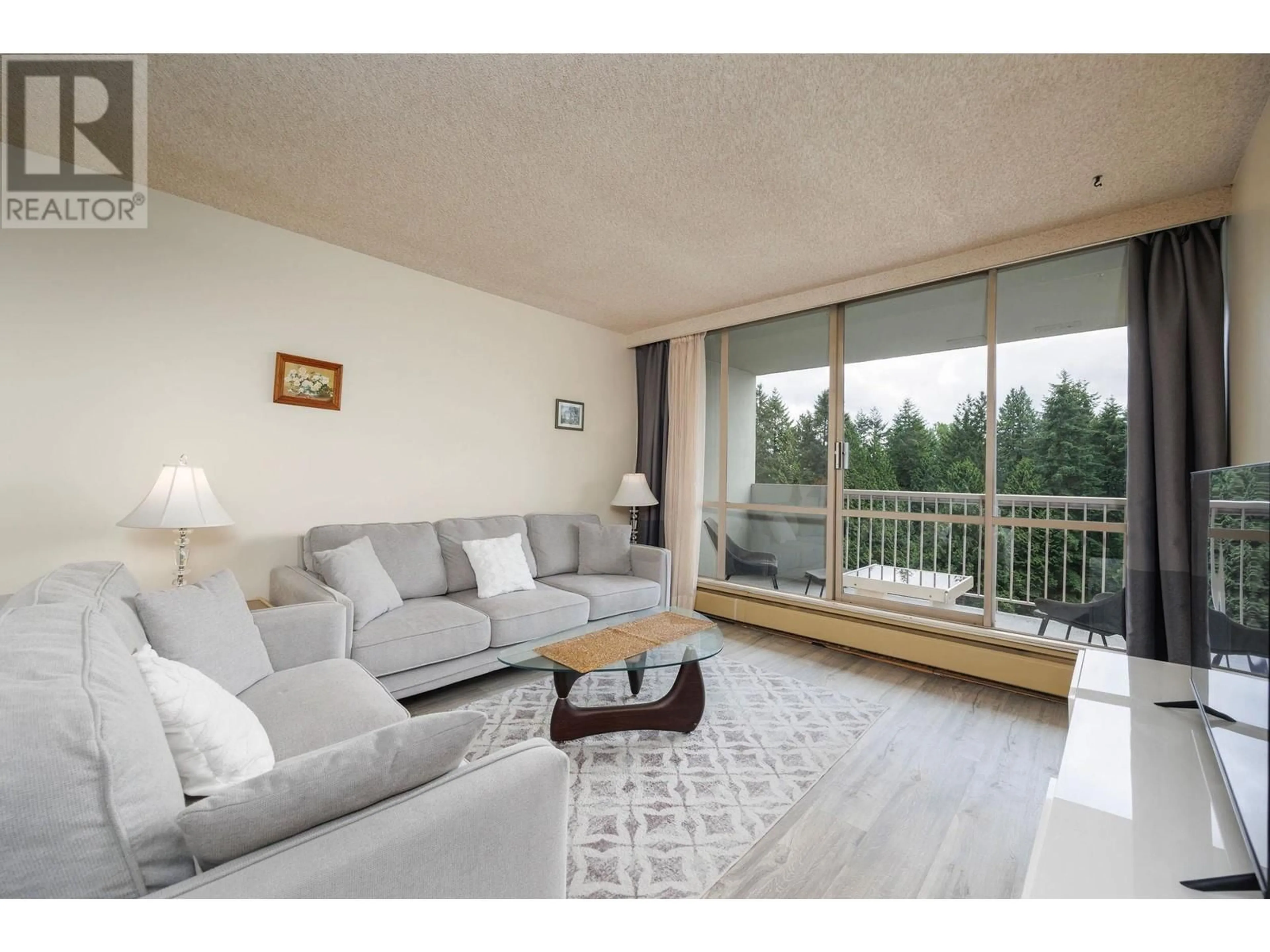 Living room with furniture, wood/laminate floor for 708 - 2012 FULLERTON AVENUE, North Vancouver British Columbia V7P3E3