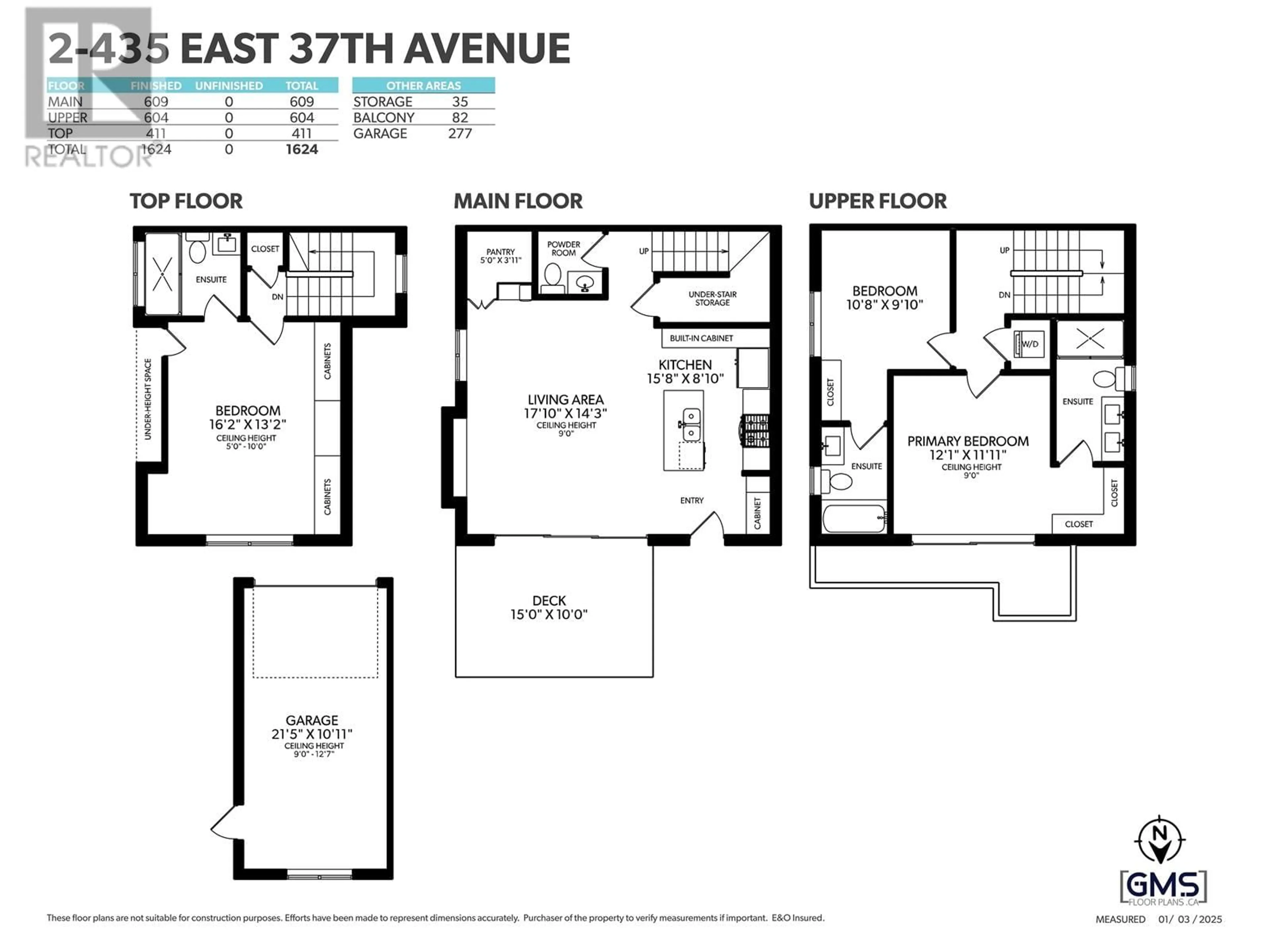 Floor plan for 2 - 435 37 AVENUE, Vancouver British Columbia V5W2B1