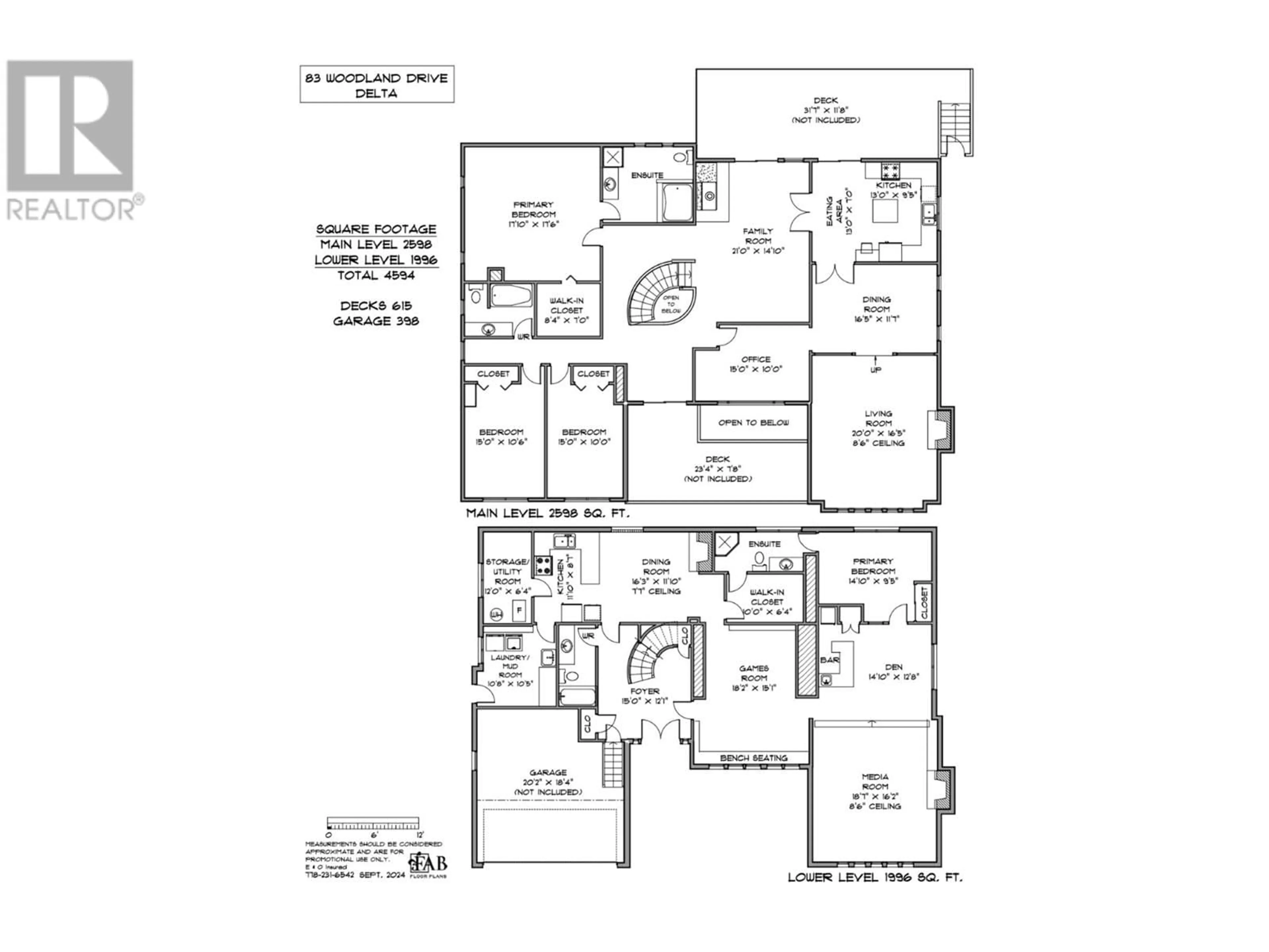 Floor plan for 83 WOODLAND DRIVE, Delta British Columbia V4L2H7