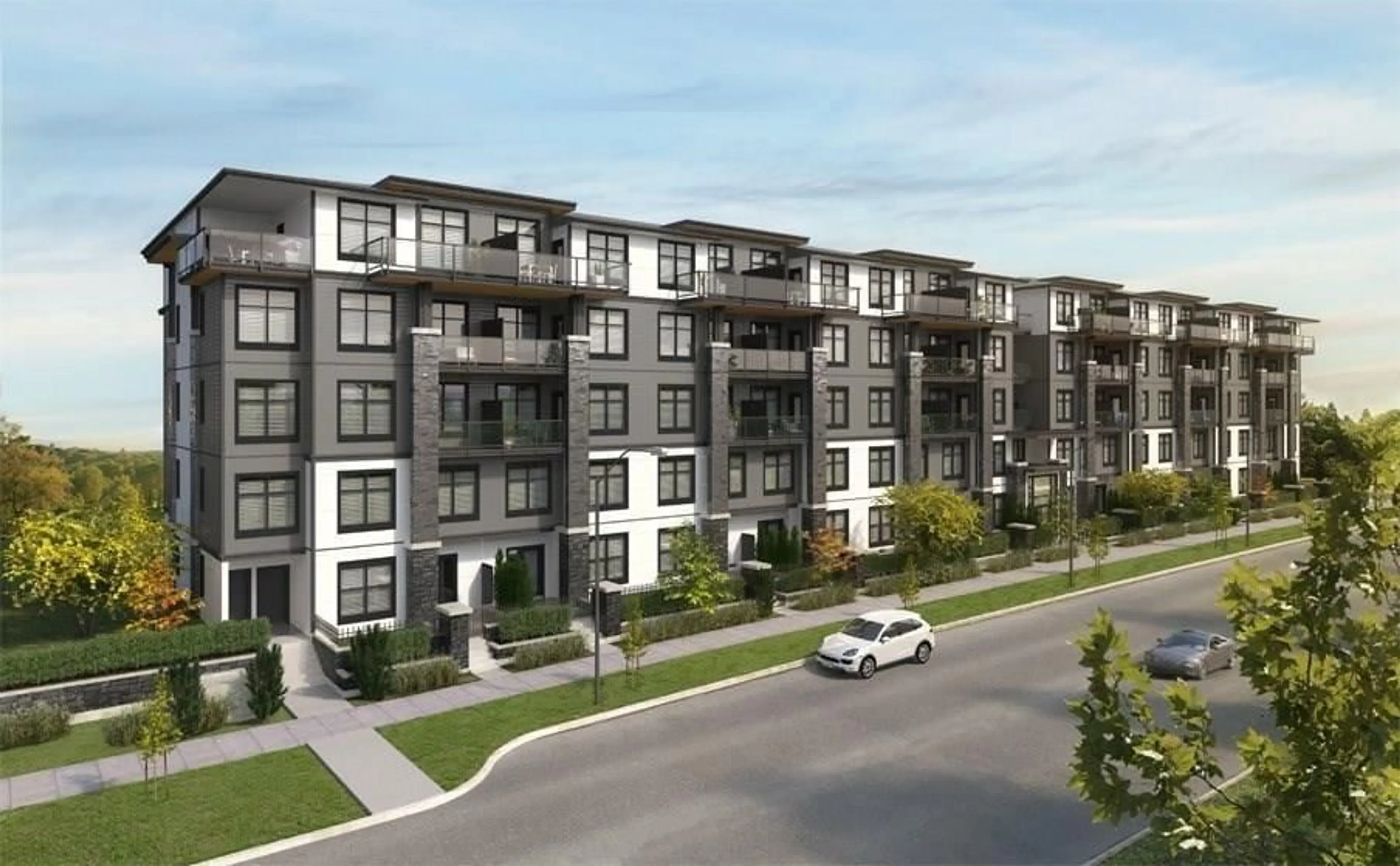 A pic from outside/outdoor area/front of a property/back of a property/a pic from drone, street for 418 - 15351 101, Surrey British Columbia V3R0G2