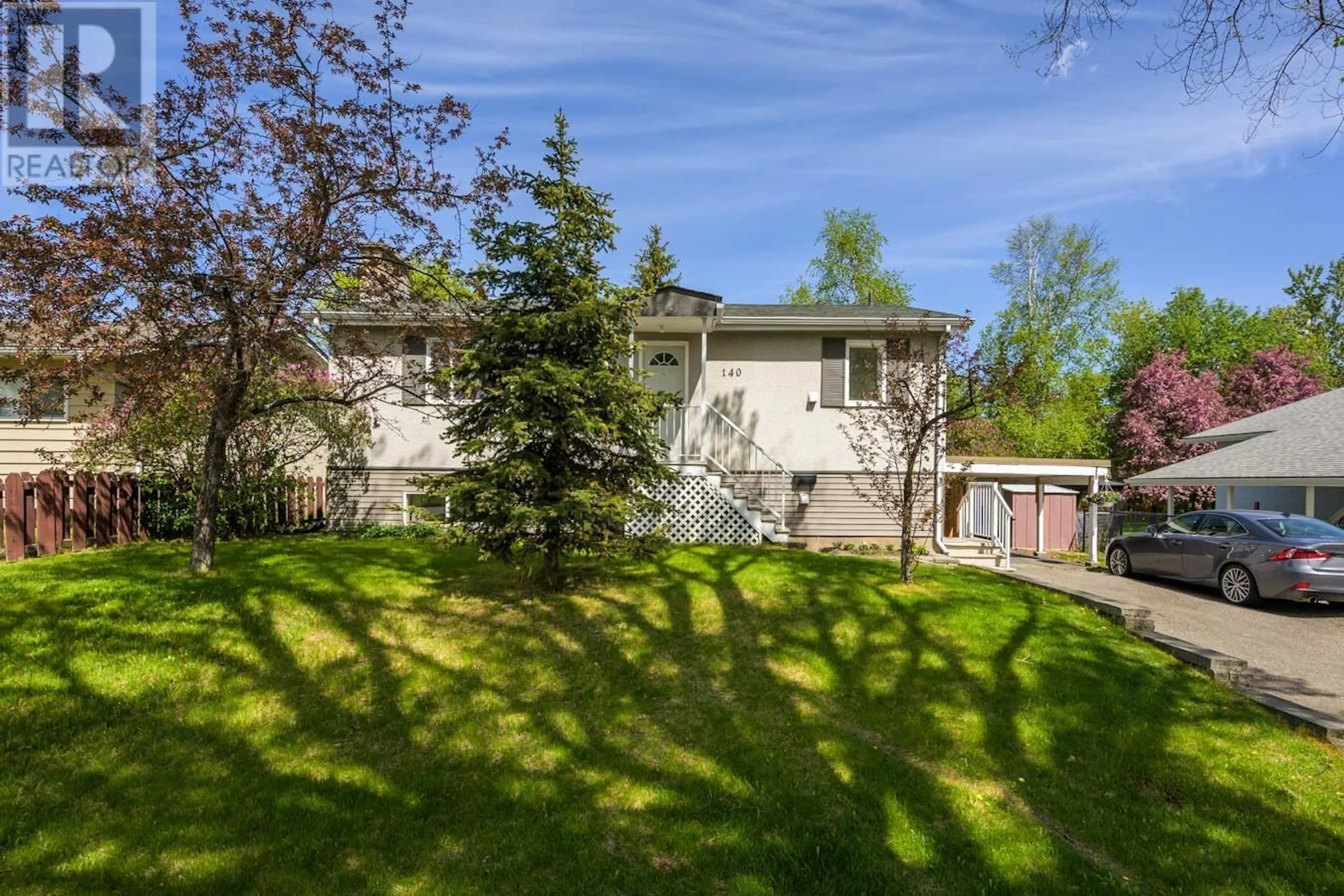 A pic from outside/outdoor area/front of a property/back of a property/a pic from drone, unknown for 138 - 140 AITKEN CRESCENT, Prince George British Columbia V2L4N1